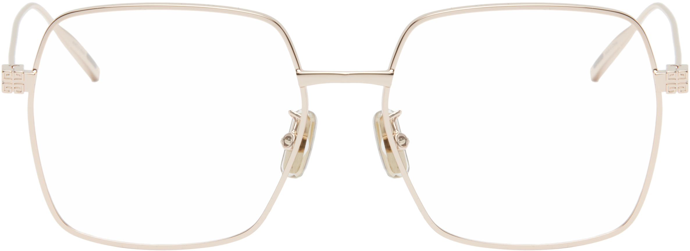 Rose Gold Square Glasses