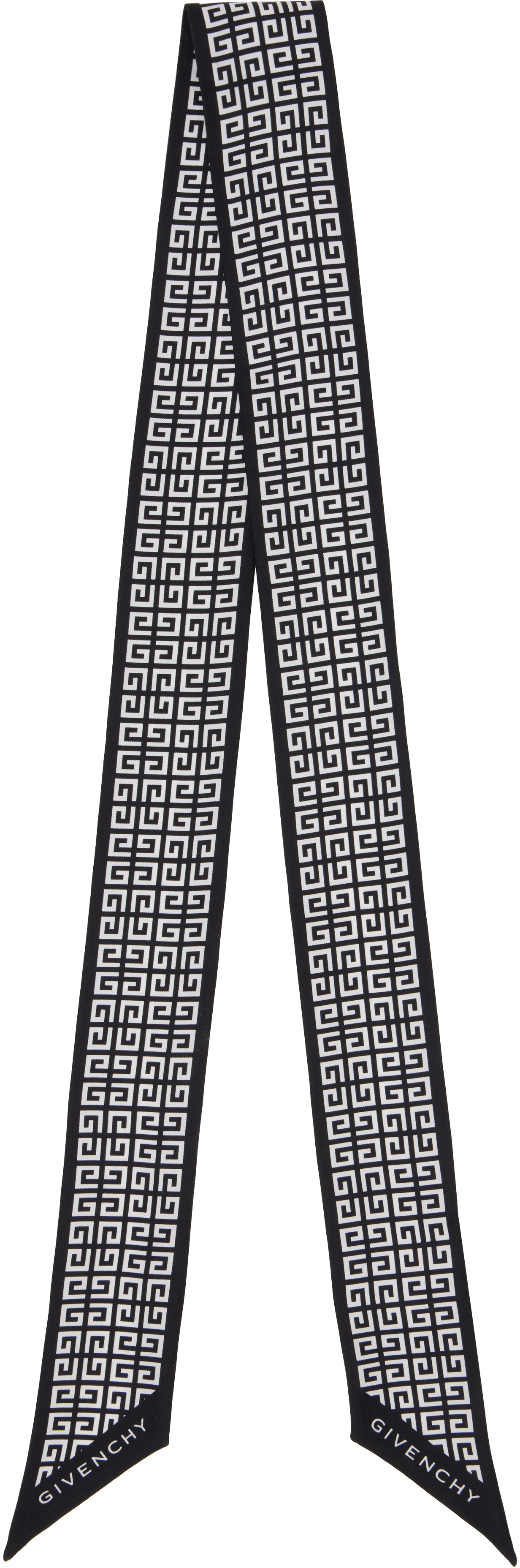 Black 4G All Over Bandeau Scarf