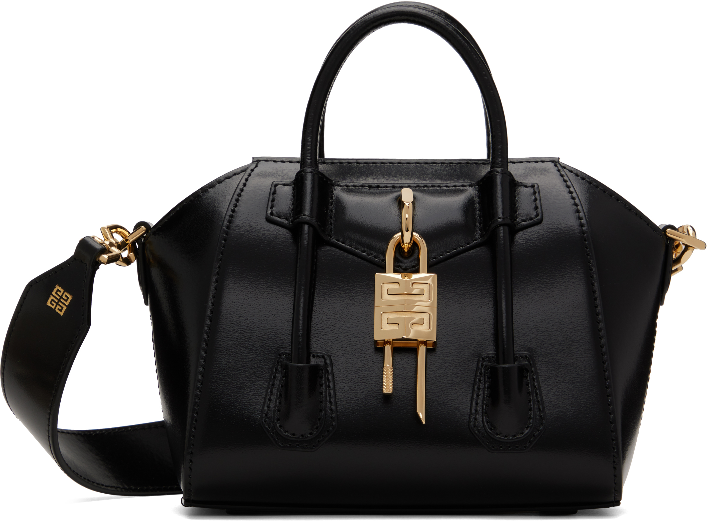 VIP◆関税送料込◆25SS◆【GIVENCHY】TOY ANTIGONA LOCK HANDBAG Black Antigona Toy Lock Bag by Givenchy on Sale