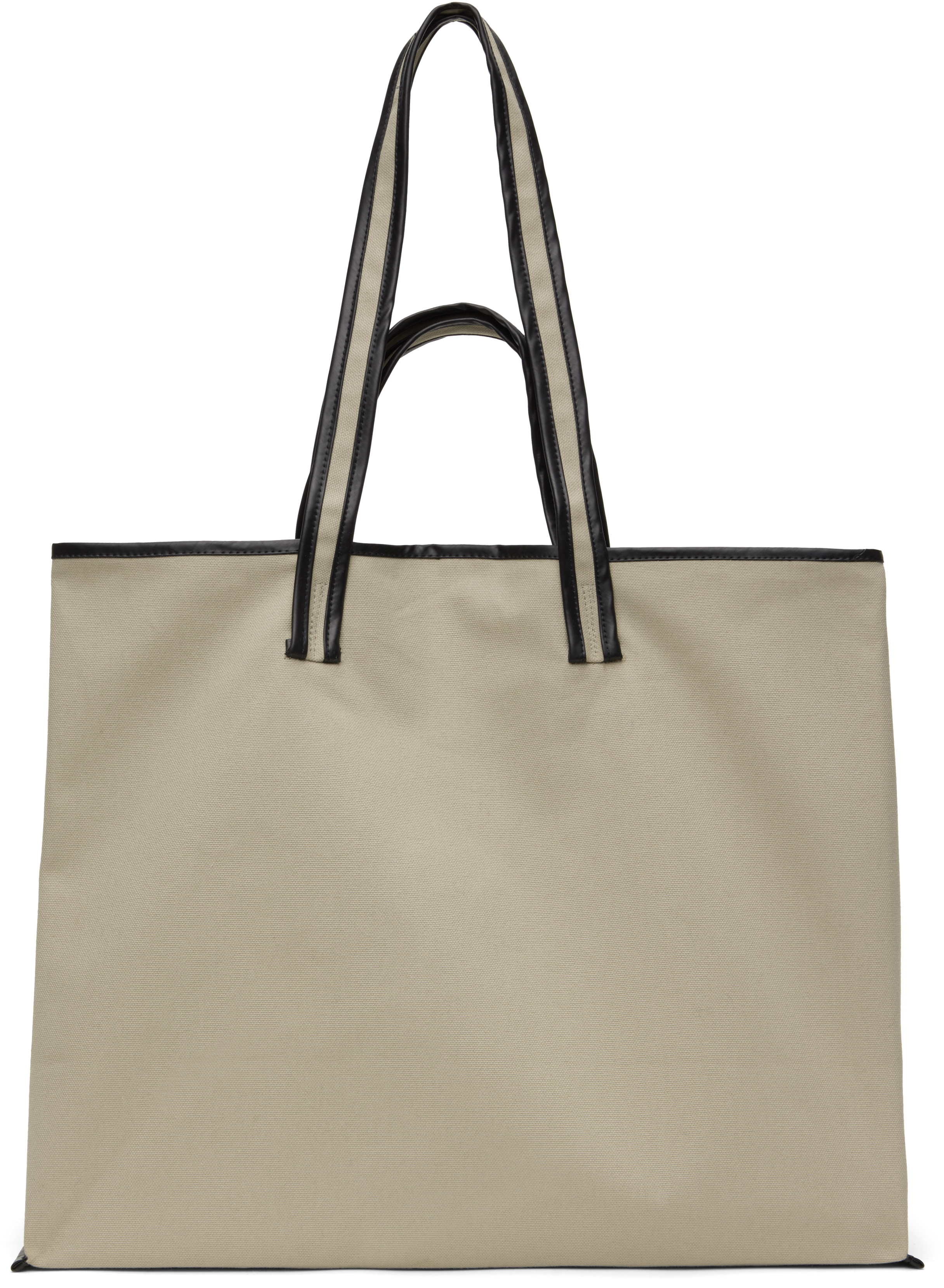 【関税込み】KASSL Editions ベージュ キャンバス トートバッグ KASSL Editionsのベージュ キャンバス トートバッグがセール中