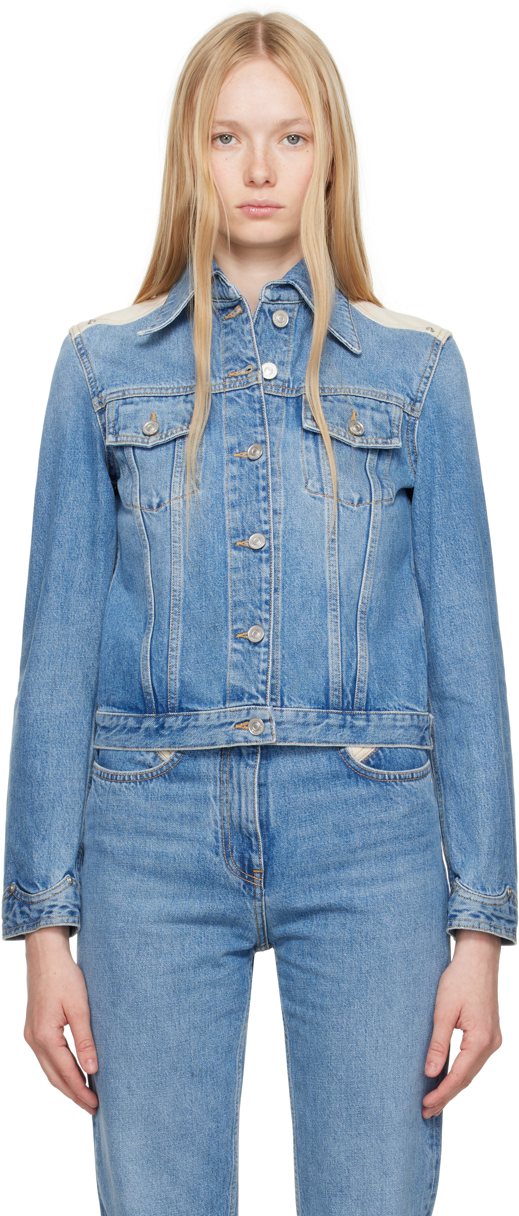 Blue Yoke Denim Jacket