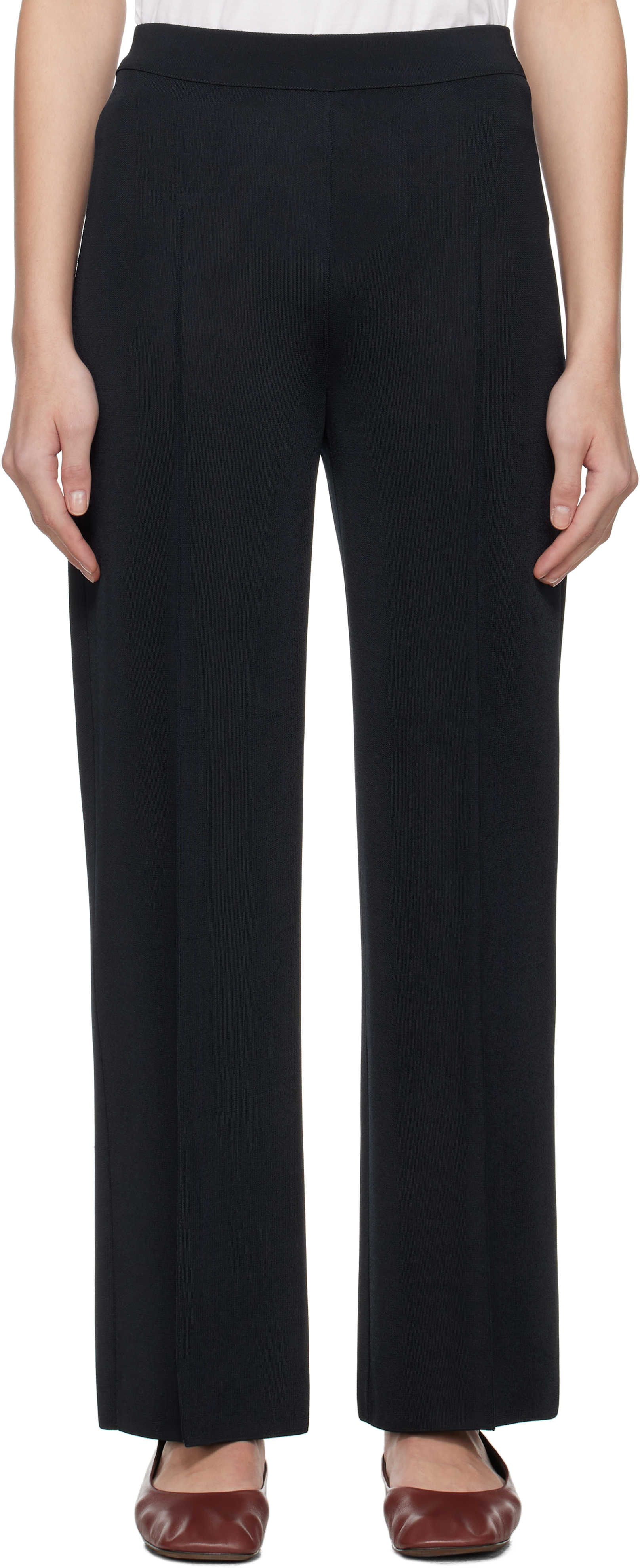 Navy Jeanne Trousers