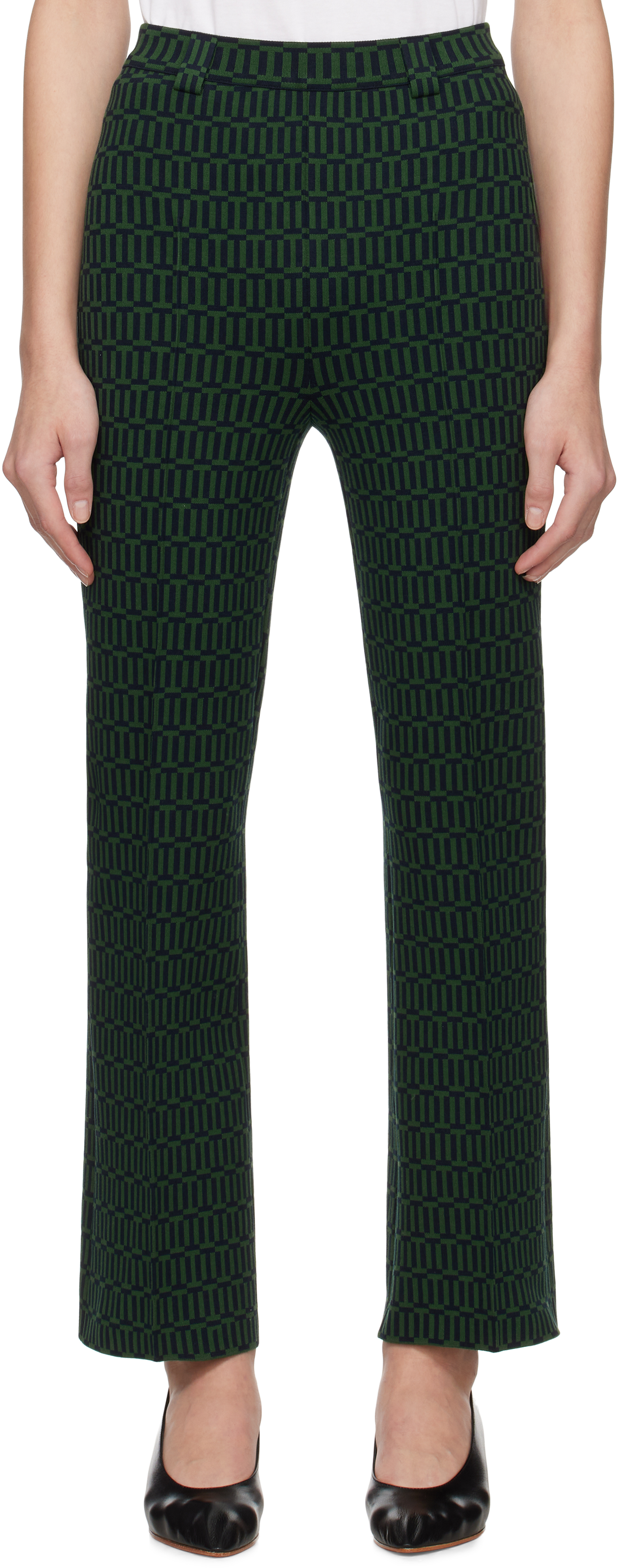 Blue & Burgundy Charlie Trousers
