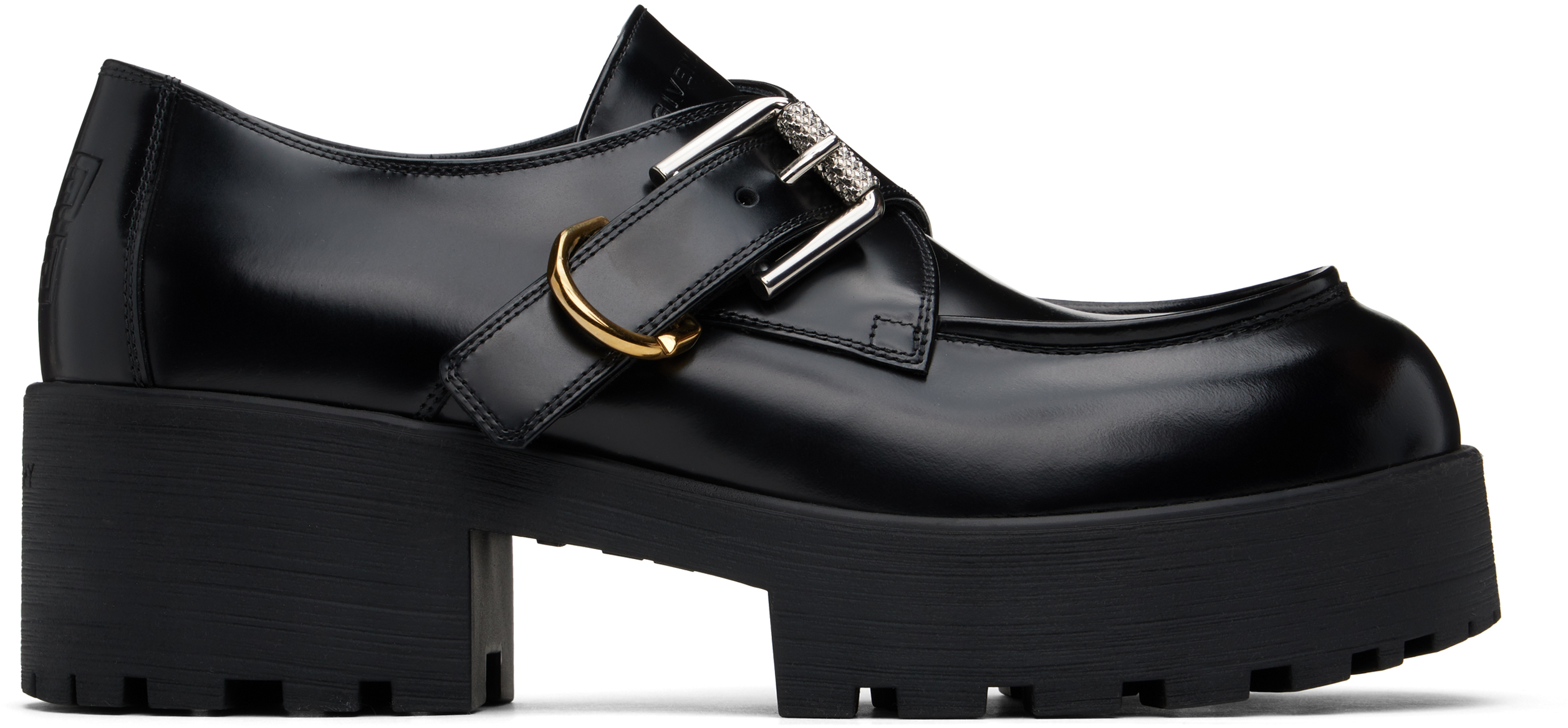 Black Voyou Monk Loafers