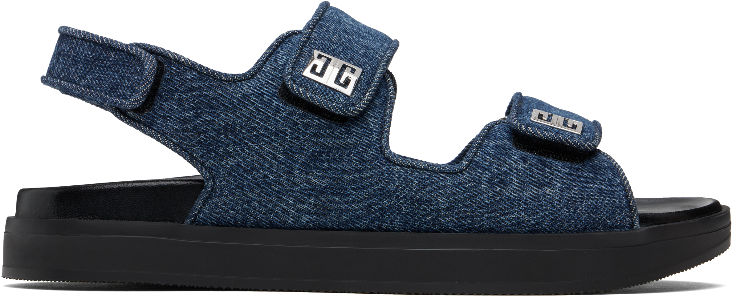 Blue 4G Strap Sandals by Givenchy on Sale