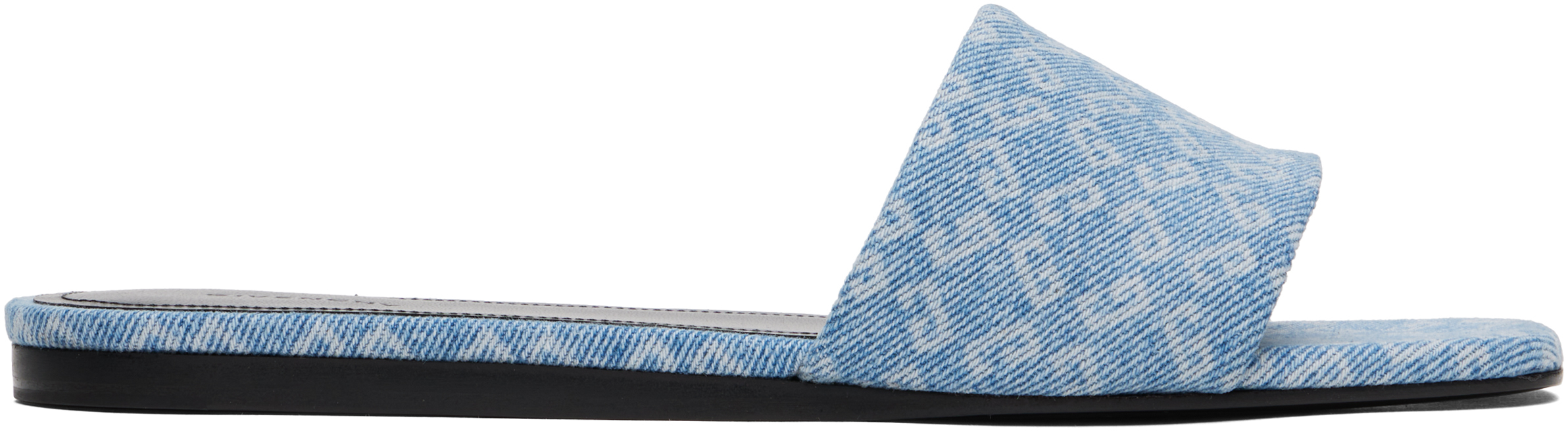 新品★GIVENCHY★4Gフラットサンダル ブルーデニム Blue 4G Sandals by Givenchy on Sale