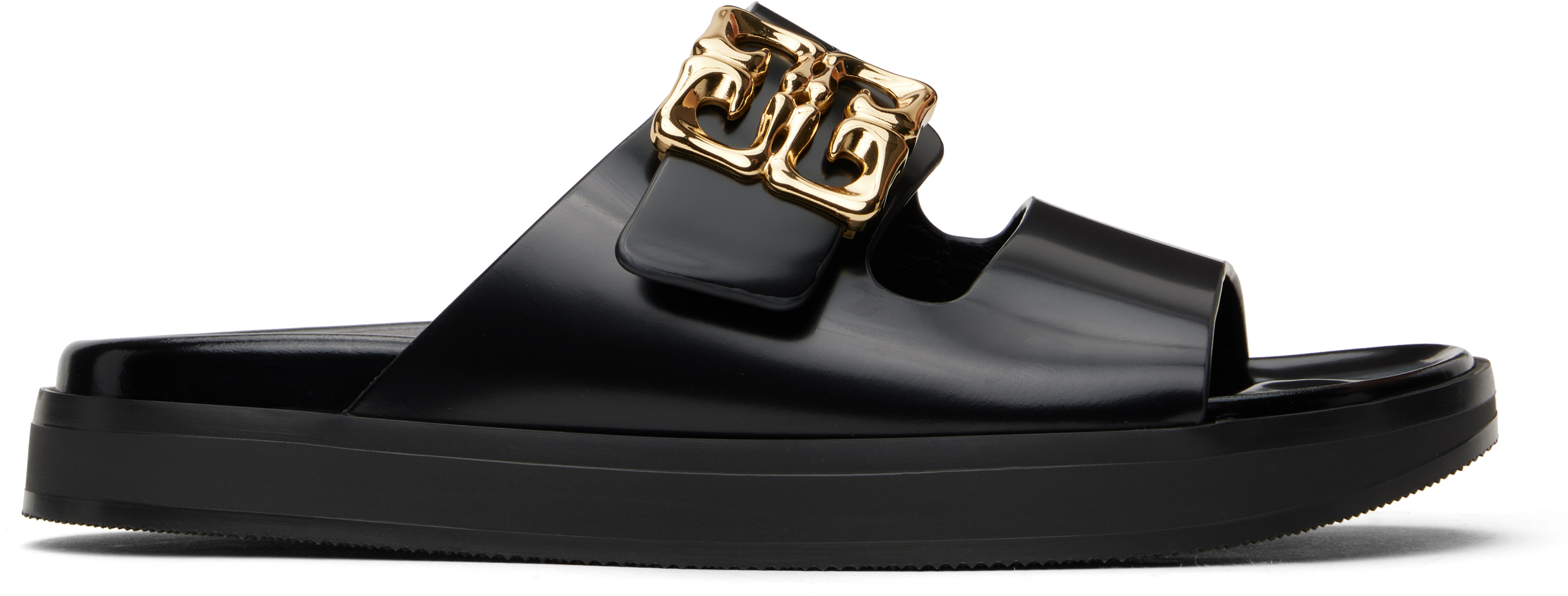 GIVENCHY ジバンシィ 4Gリキッド ラフィア製 トングサンダル 4Gリキッド トングサンダル ラフィア - チェスナッツ