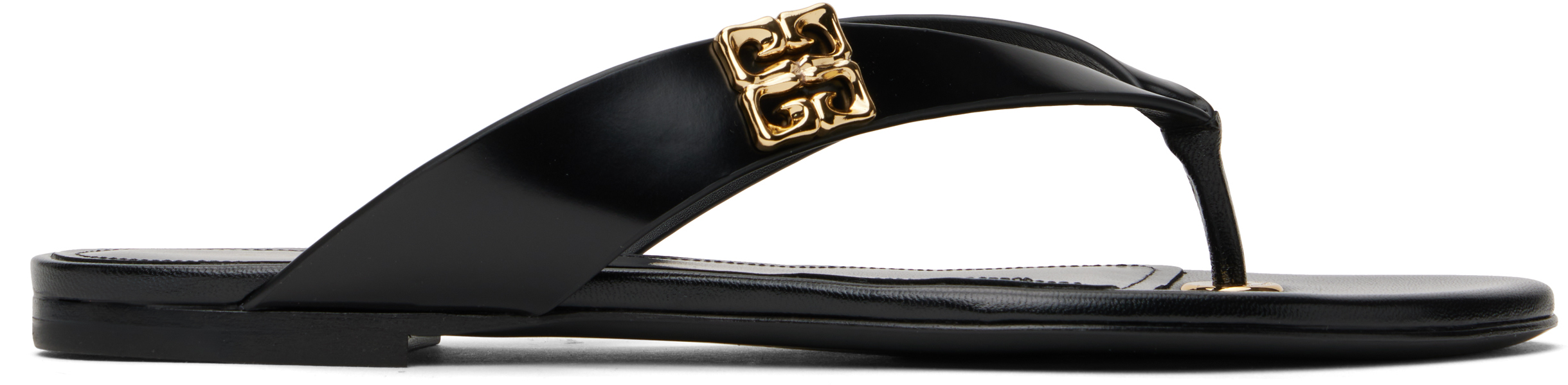 GIVENCHY ジバンシィ 4Gリキッド ラフィア製 トングサンダル 4Gリキッド トングサンダル ラフィア - チェスナッツ