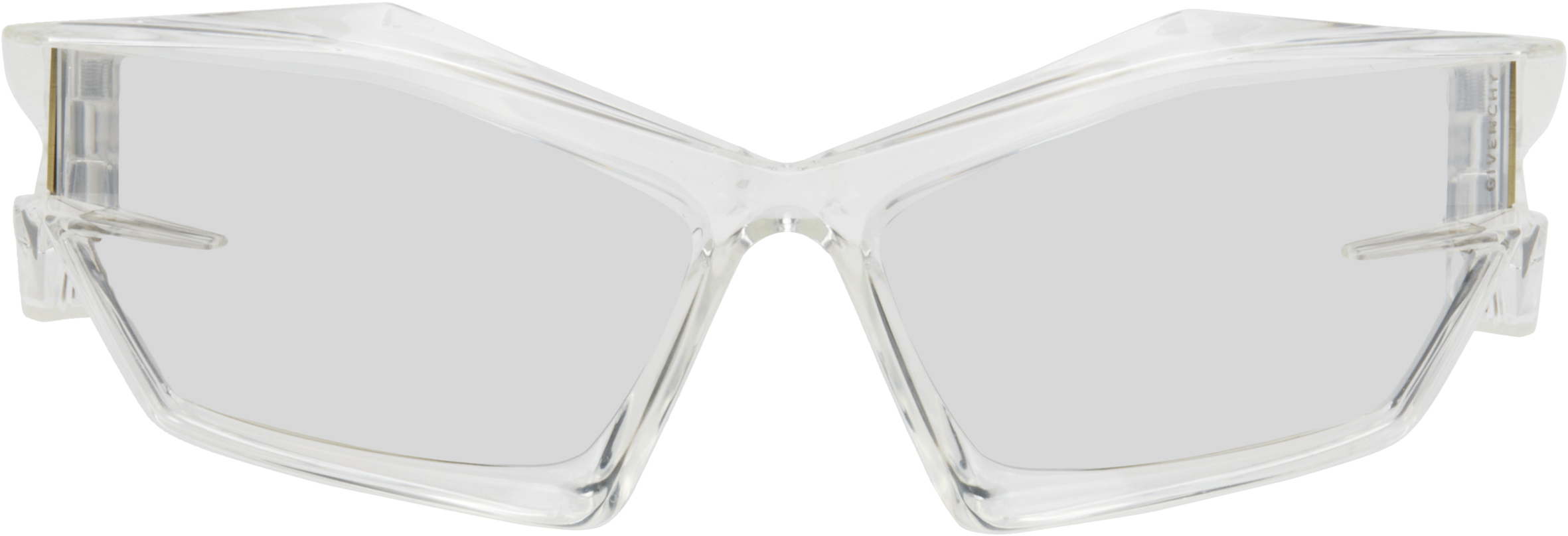 Transparent Giv Cut Sunglasses