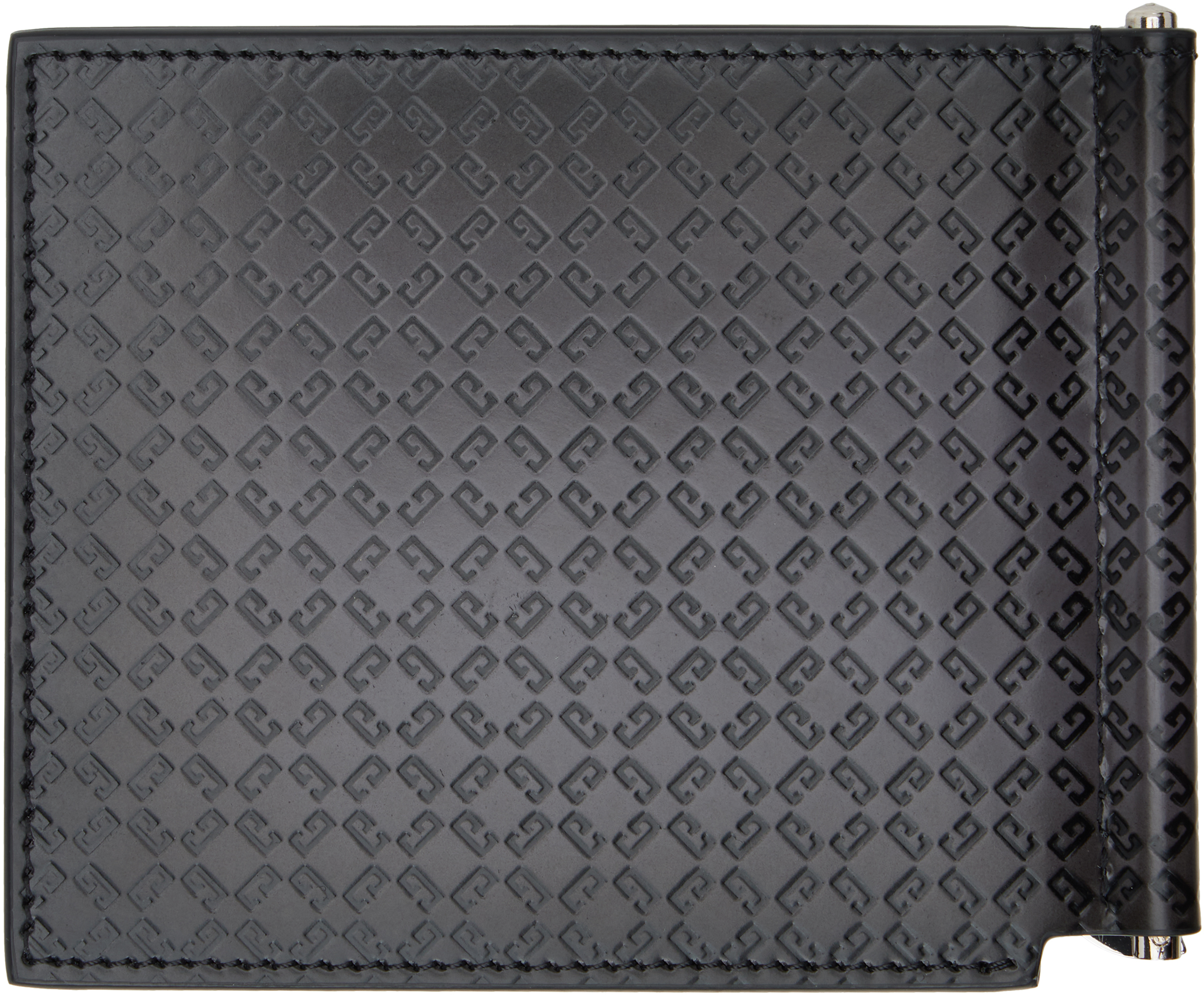 Givenchy Gray Monogram 72 Wallet In 021-dark Grey