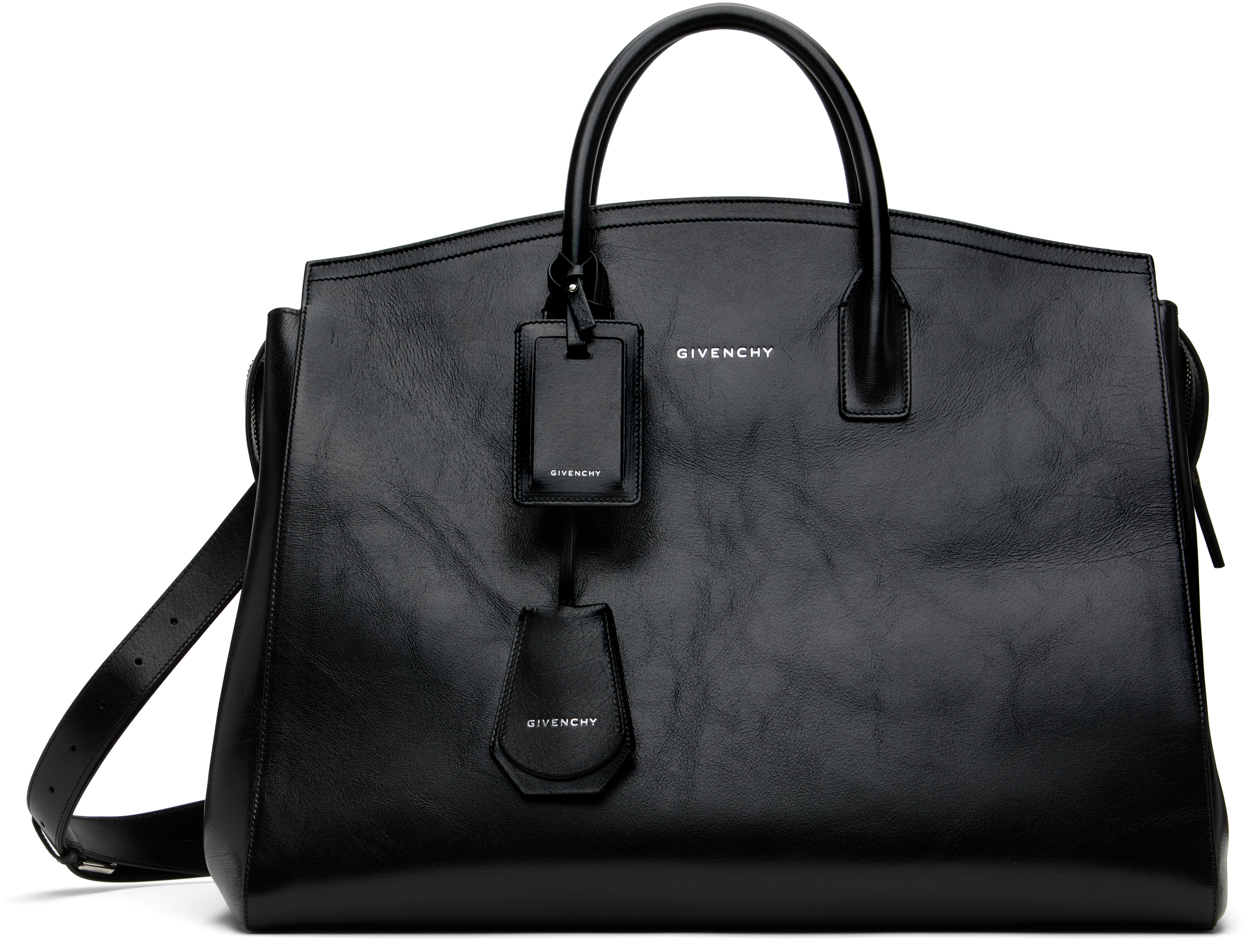 Givenchy: ブラック Travel ダッフルバッグ | SSENSE 日本