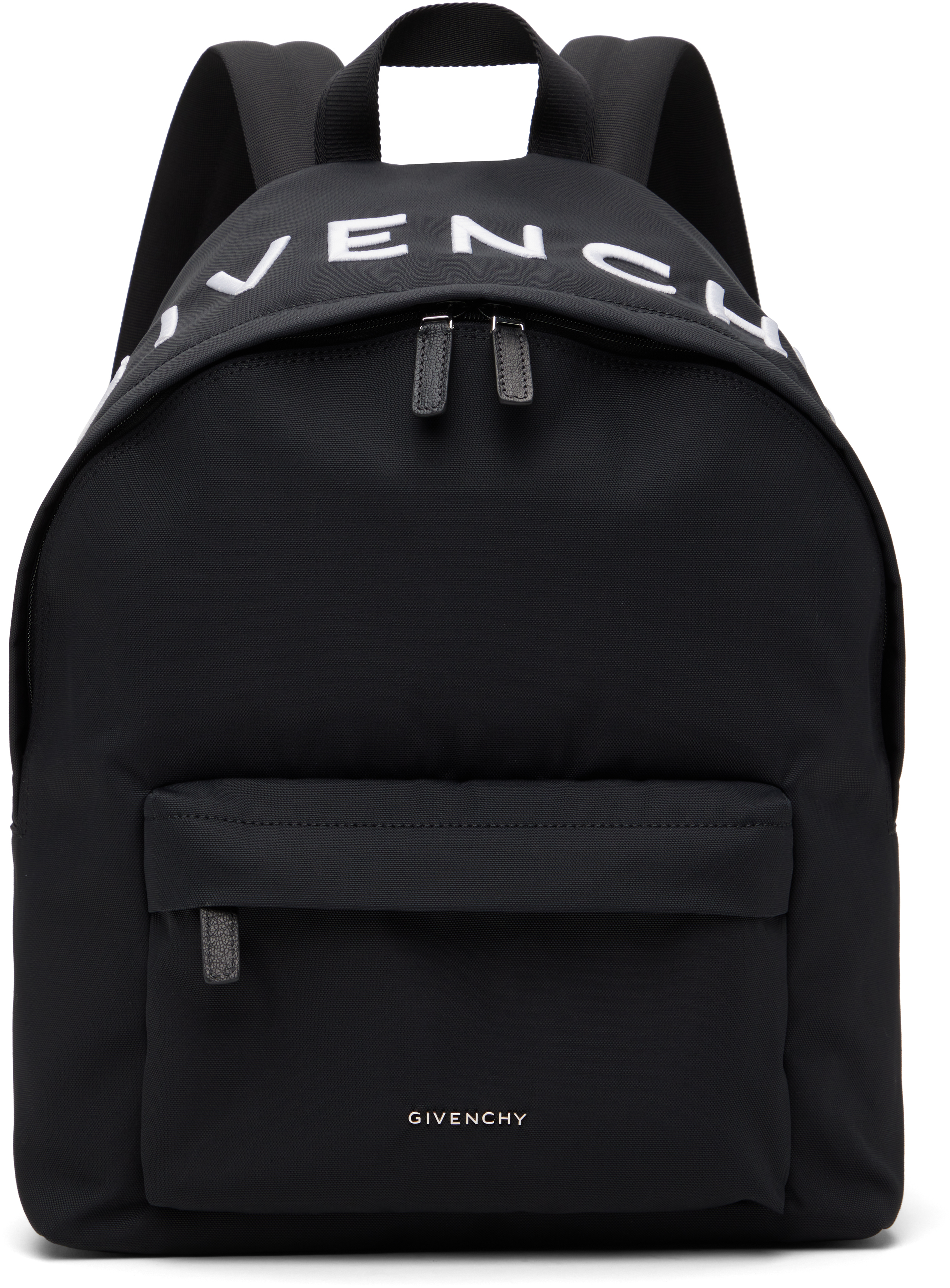 Black Essential U Nylon Backpack