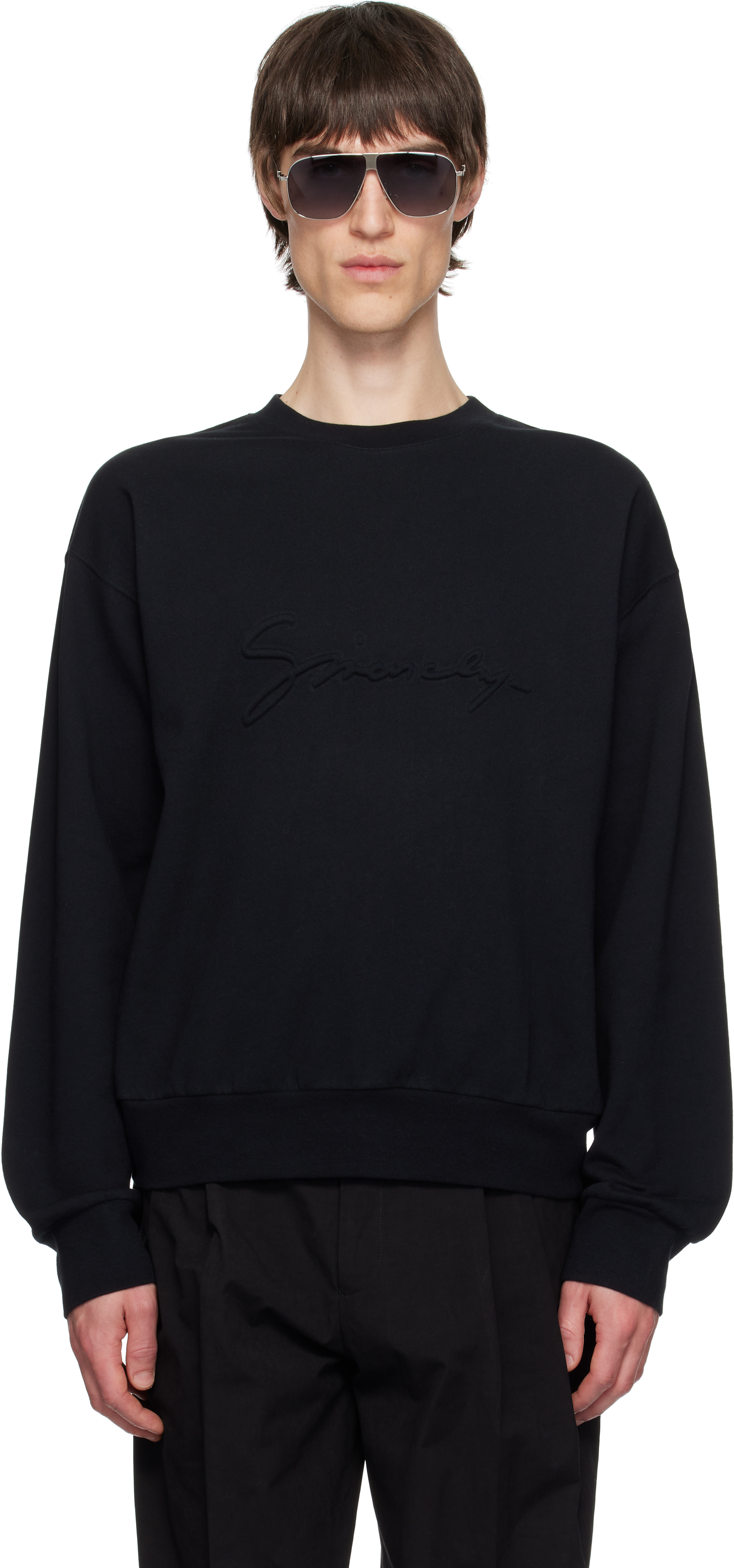 Black 'GIVENCHY' Signature Sweatshirt