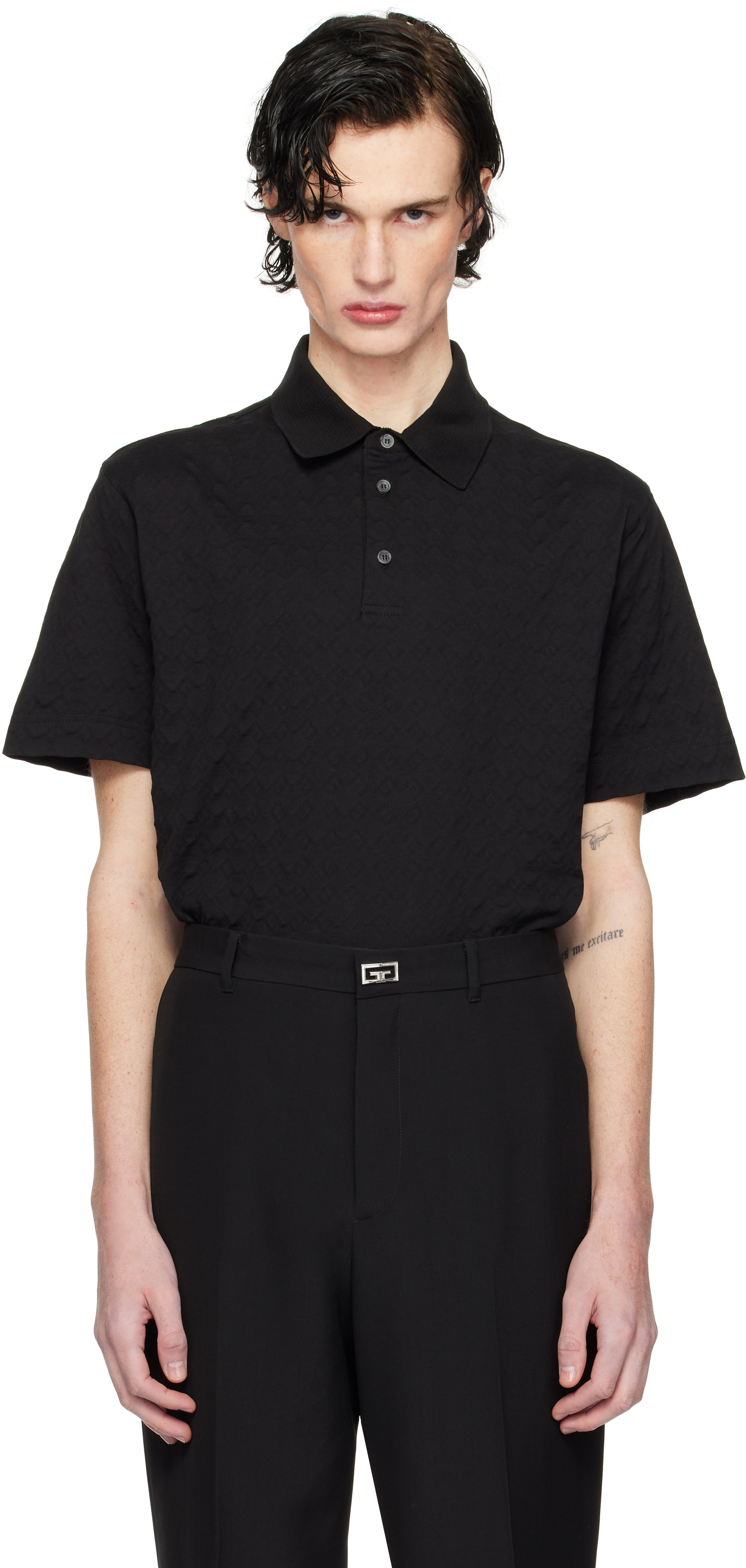 Black Classic Fit Polo