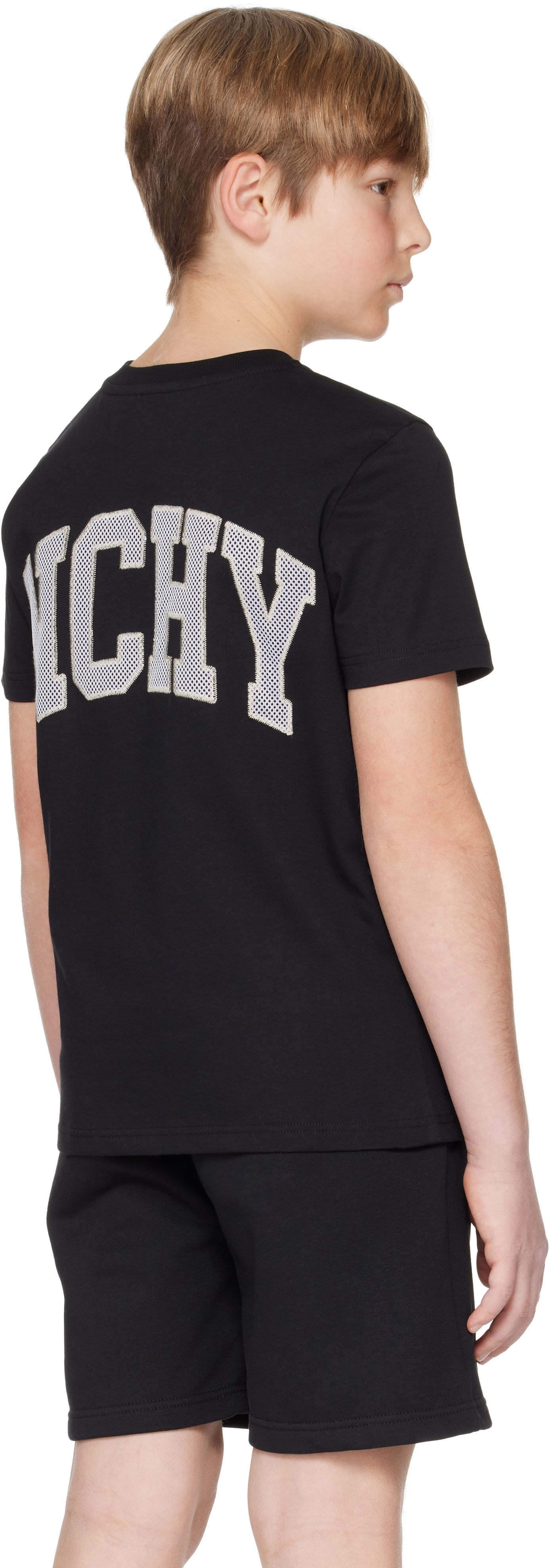 Givenchy Kids Black '' College T-shirt In 09b Black