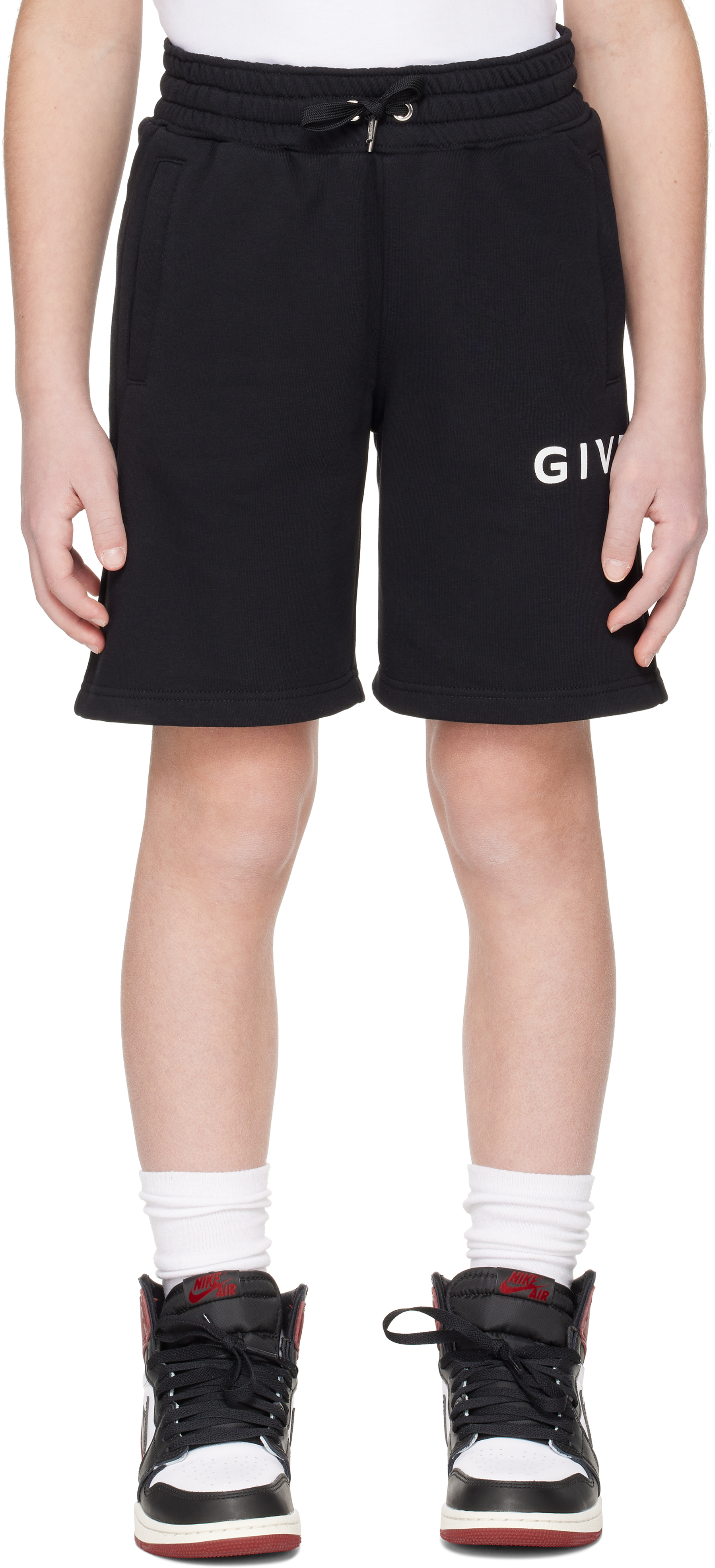 Givenchy Kids Black '' Bermuda Shorts In 09b Black