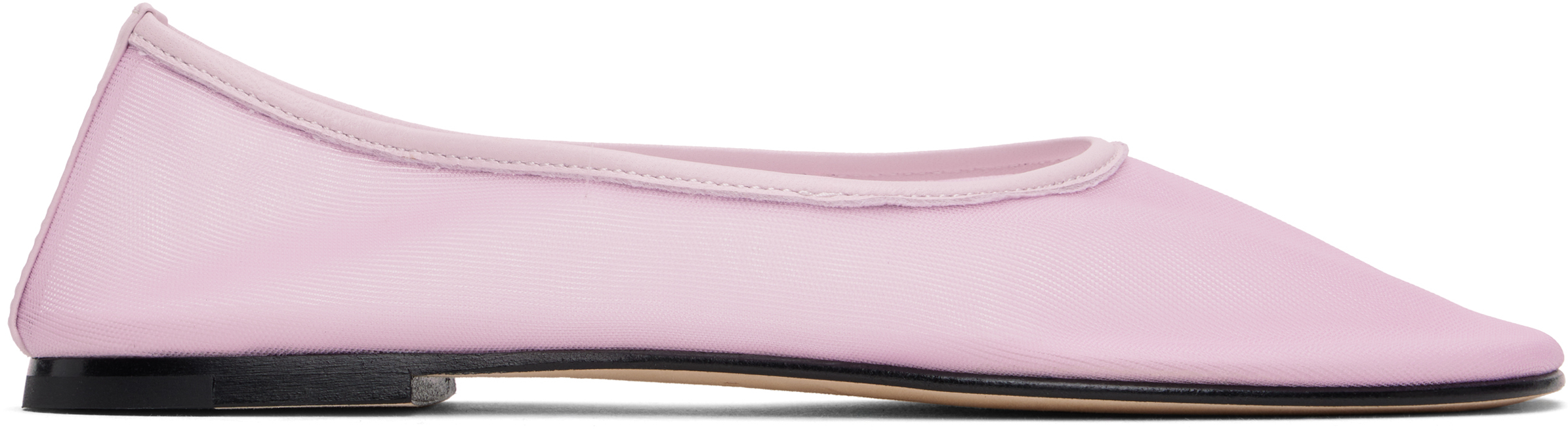 Pink Balla Mesh Ballerina Flats