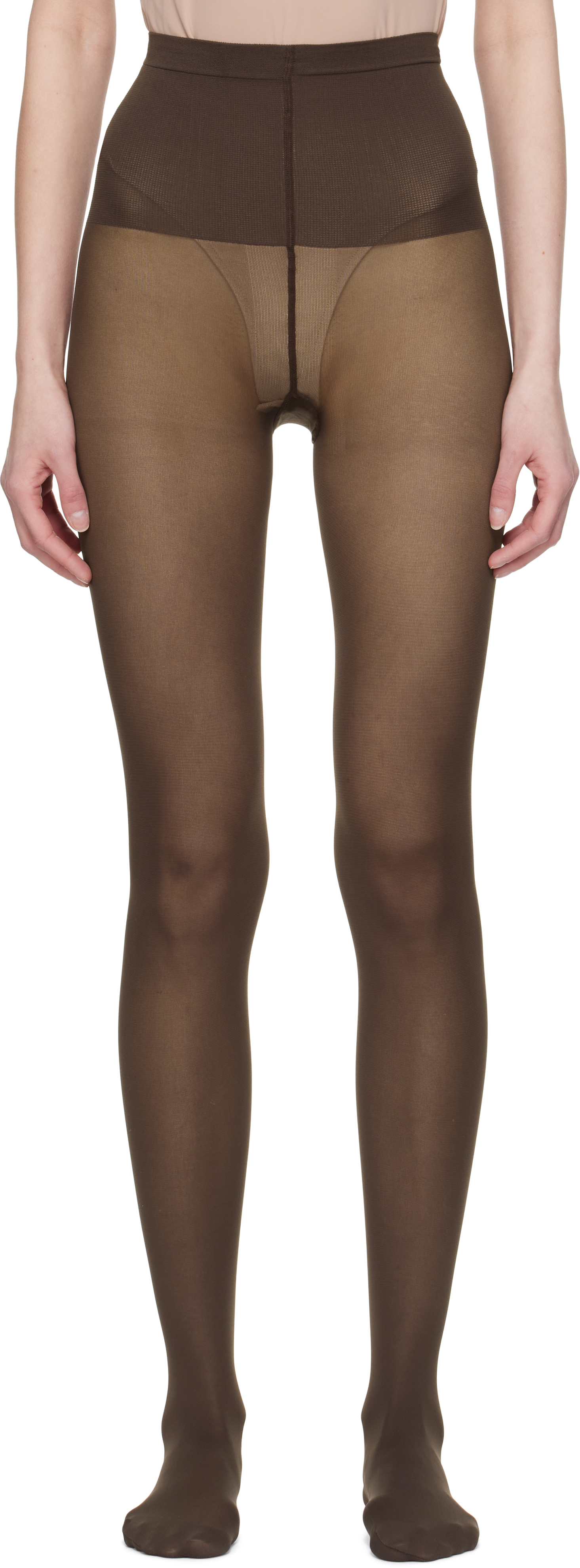 【関税込み】Swedish Stockings ブラウン Svea Premium タイツ Brown Svea Premium Tights by Swedish Stockings on Sale