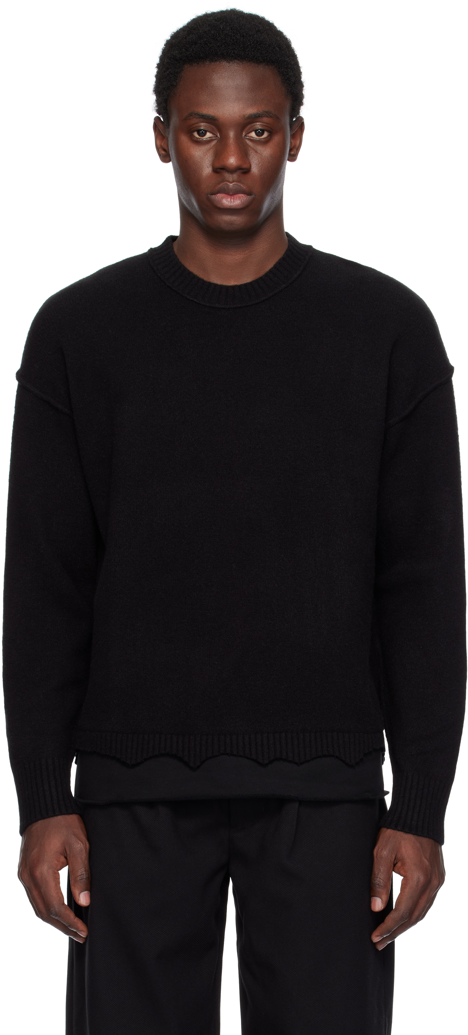 Black Layered Sweater