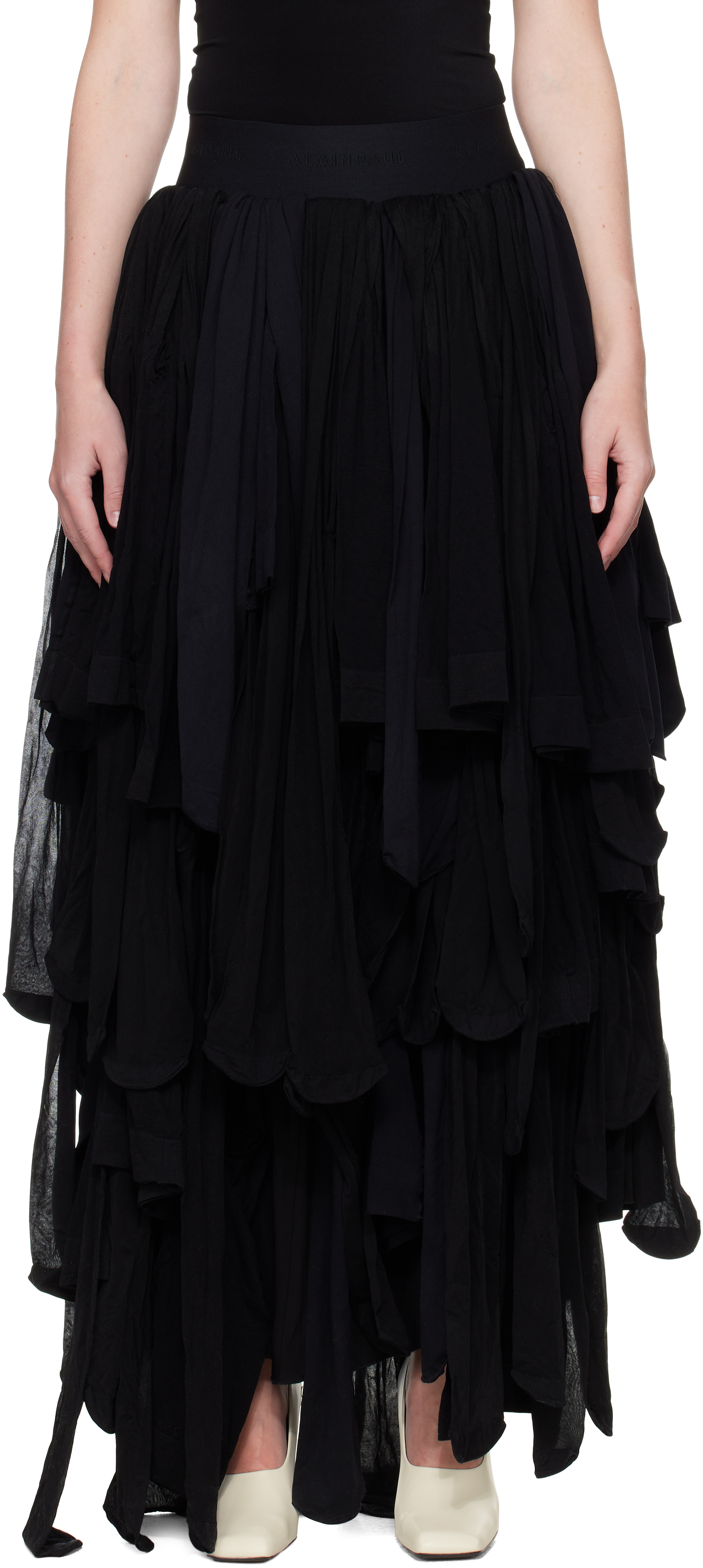 Black Tights Maxi Skirt