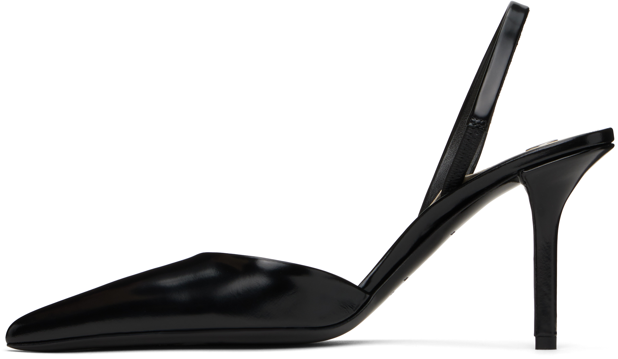 Proenza Schouler Slash Slingback Pumps In Black