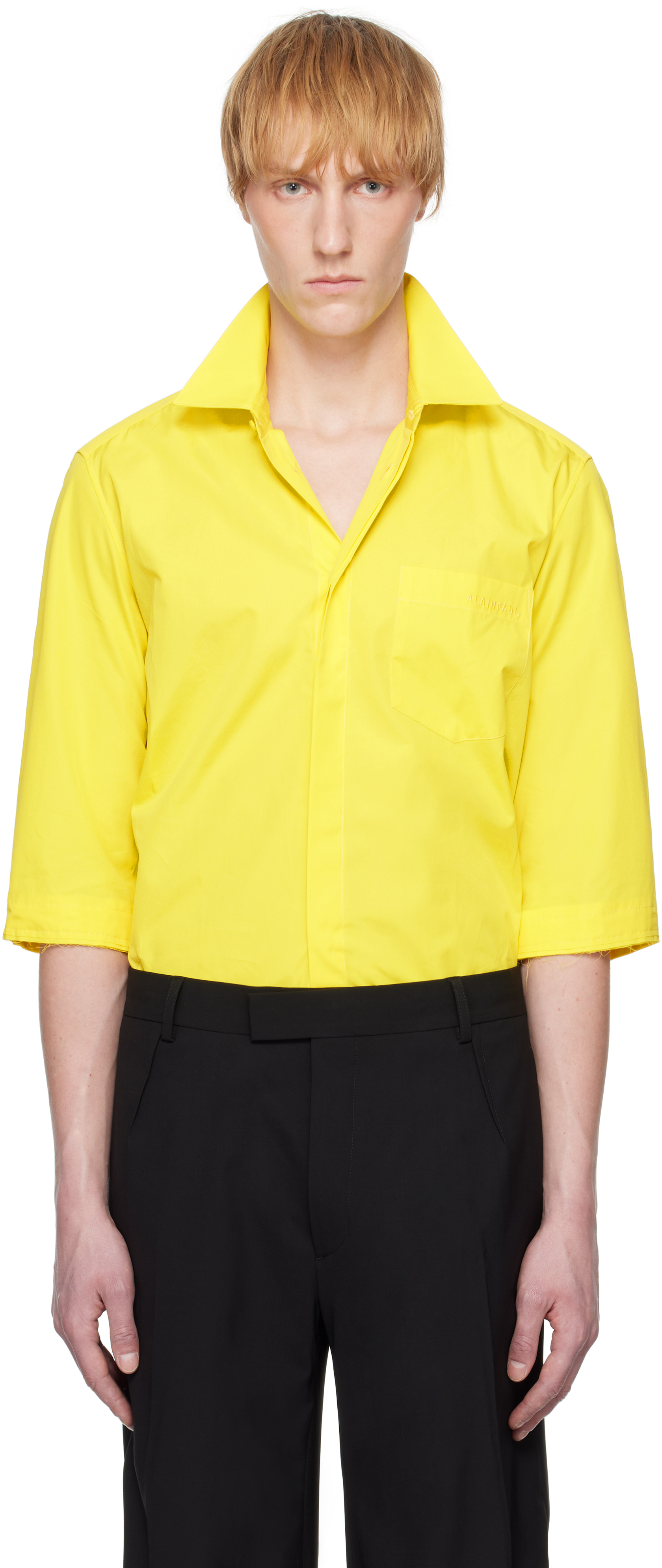 Yellow 3/4 Sleeve Shirt