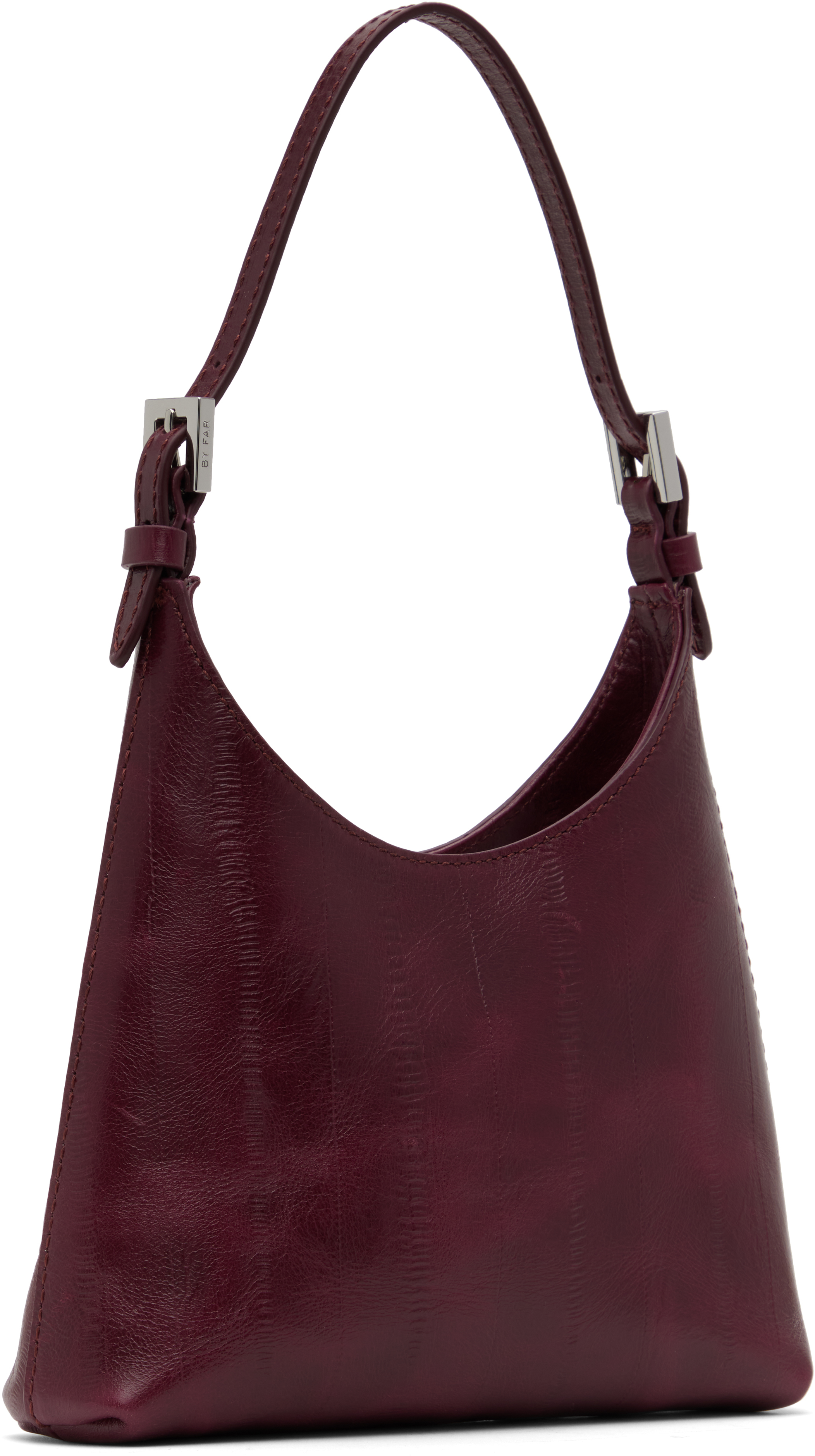 By Far Burgundy Baby Camryn Bag
