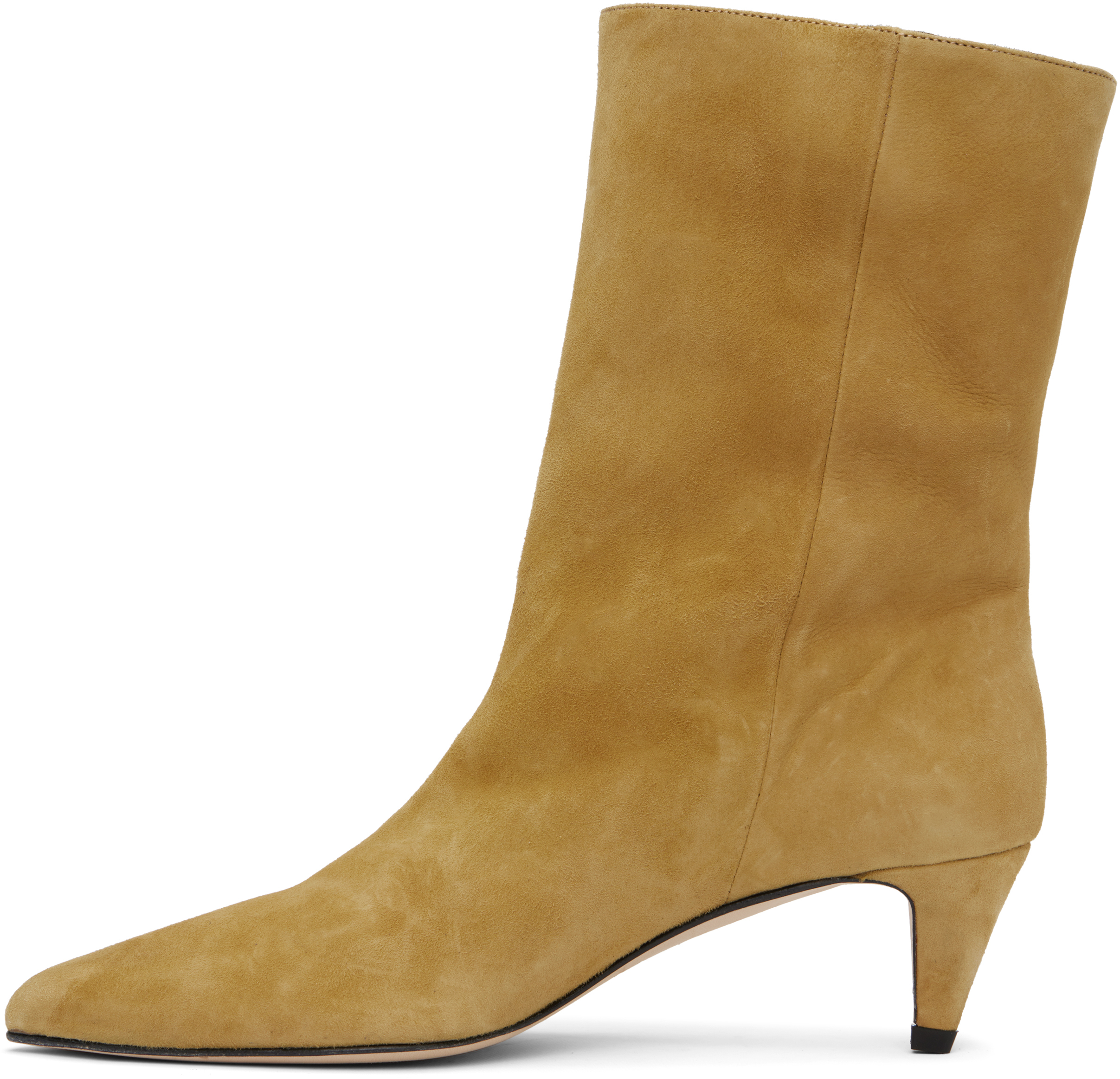 By Far Tan Lysander Kid Suede Leather Boots