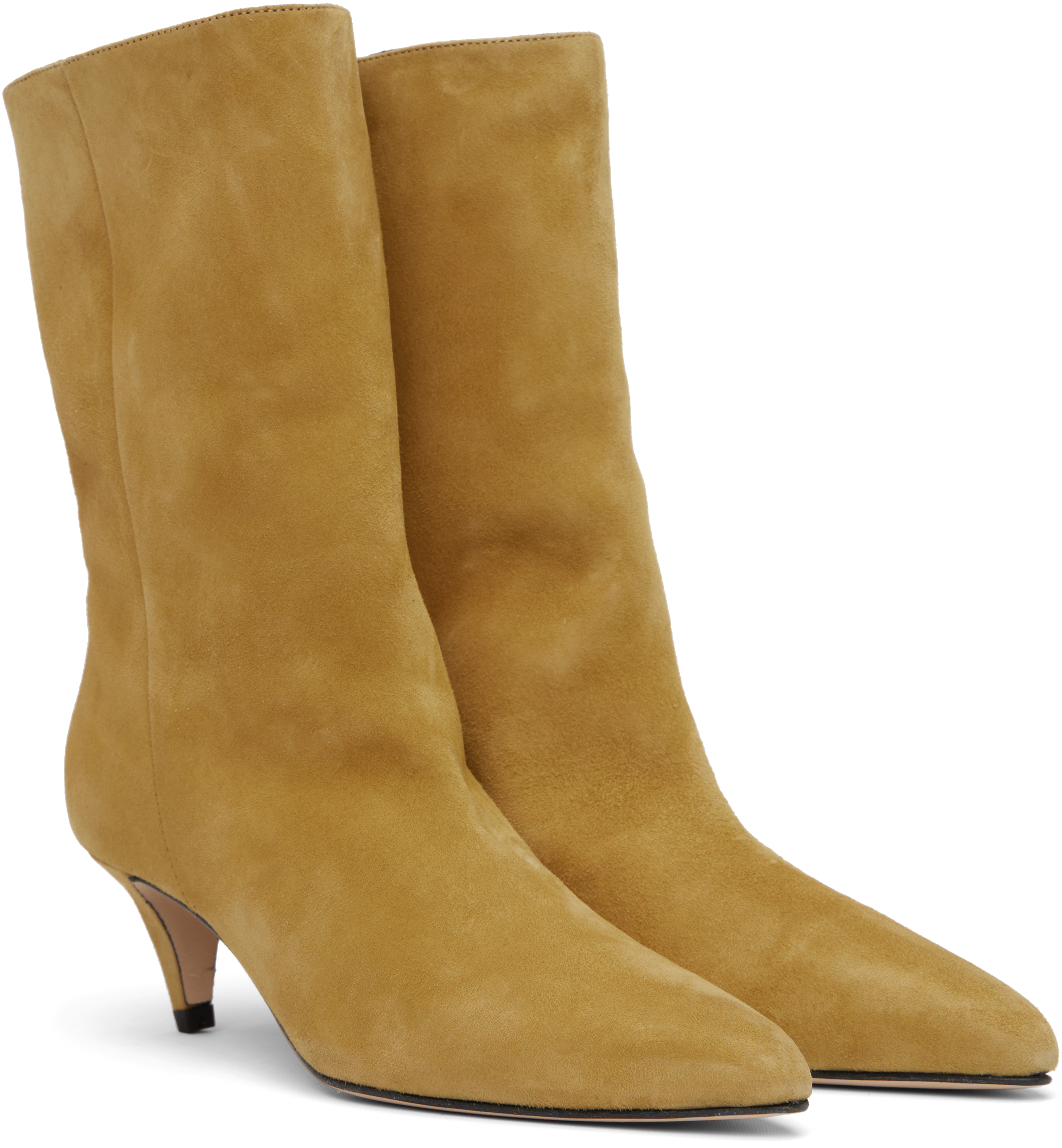 By Far Tan Lysander Kid Suede Leather Boots