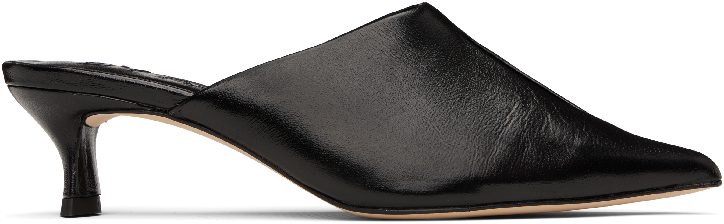 Black Luciana Mules