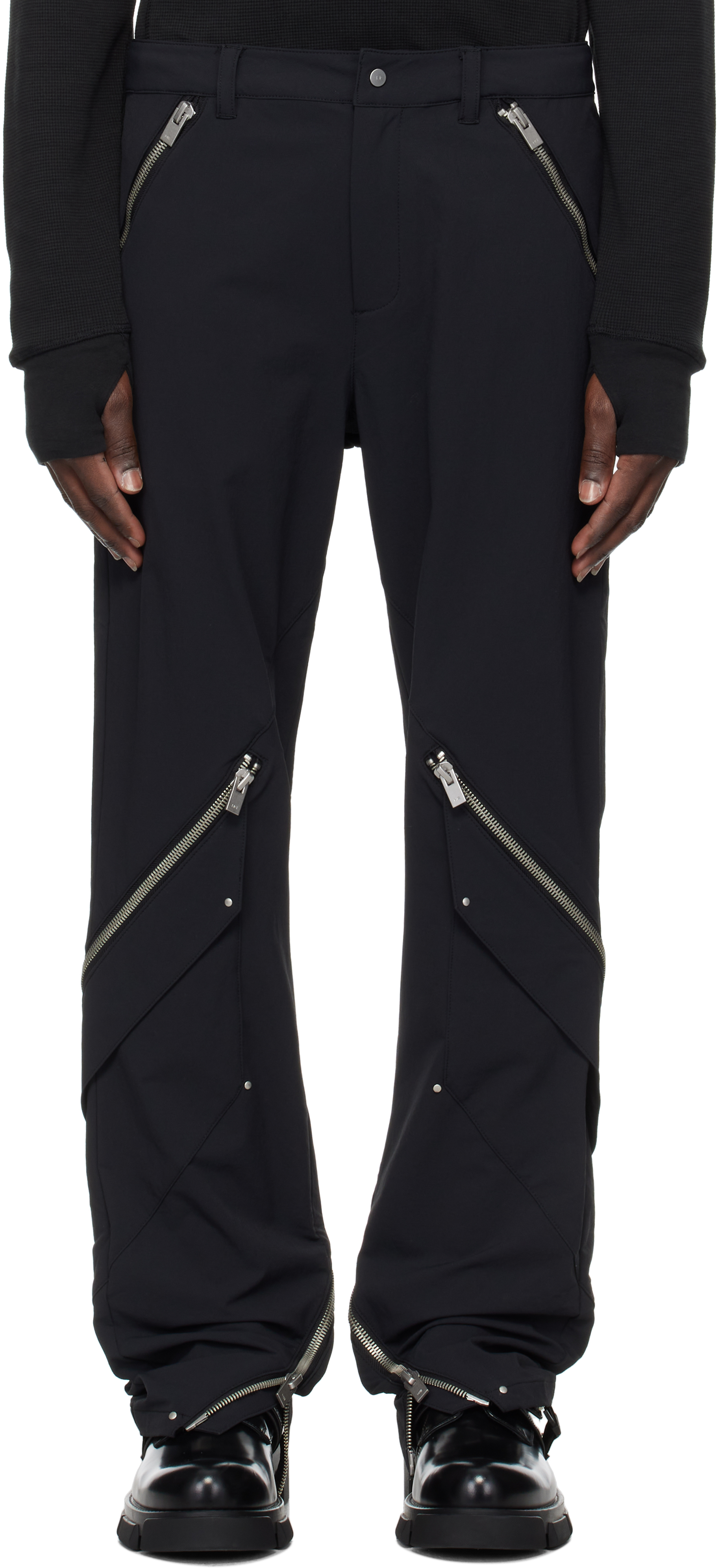 Black Frazil Cargo Pants