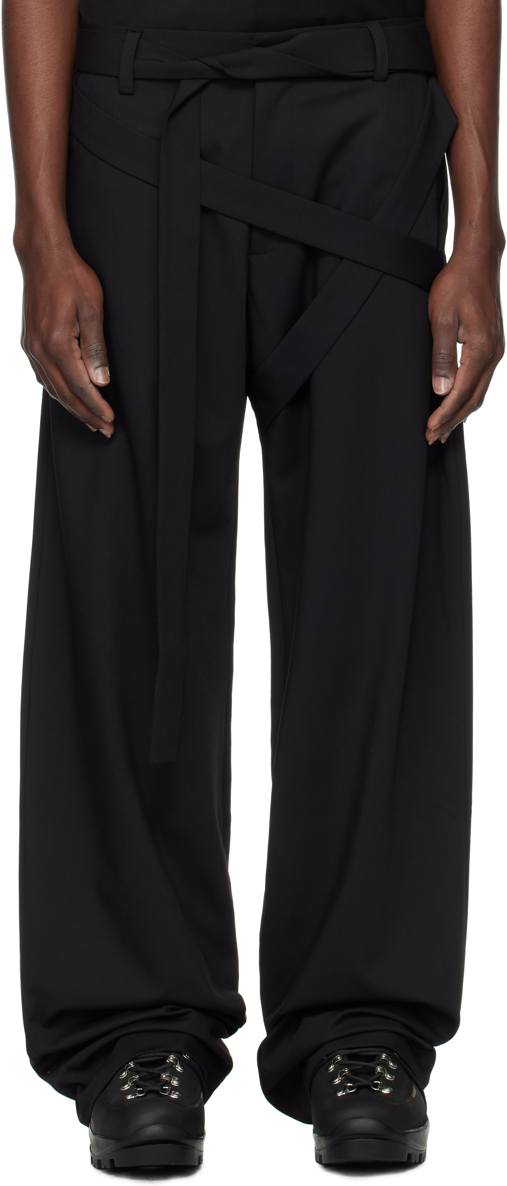 Black Aegis Tailored Trousers