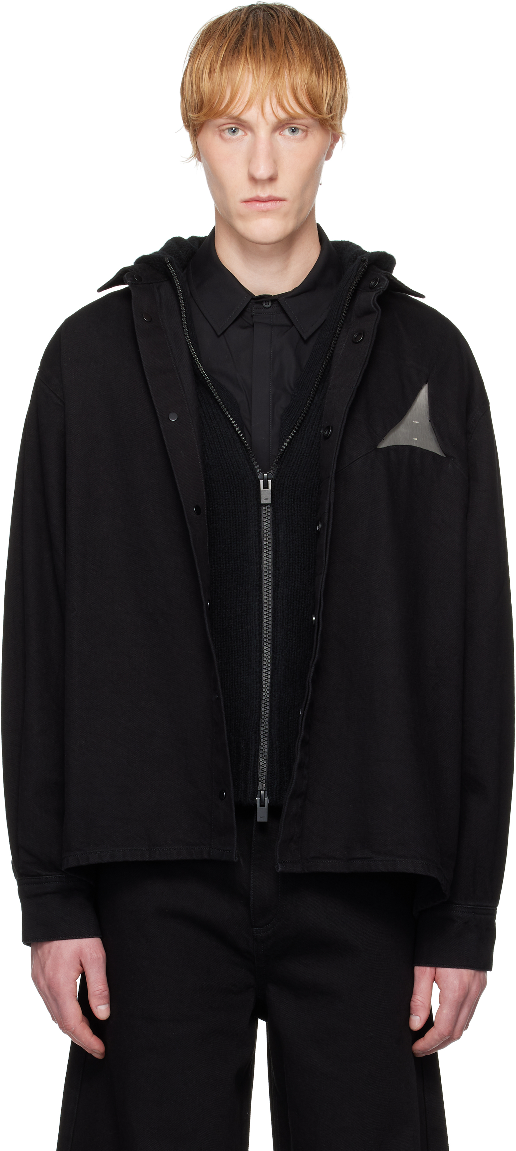 Black Surtsey Denim Shirt