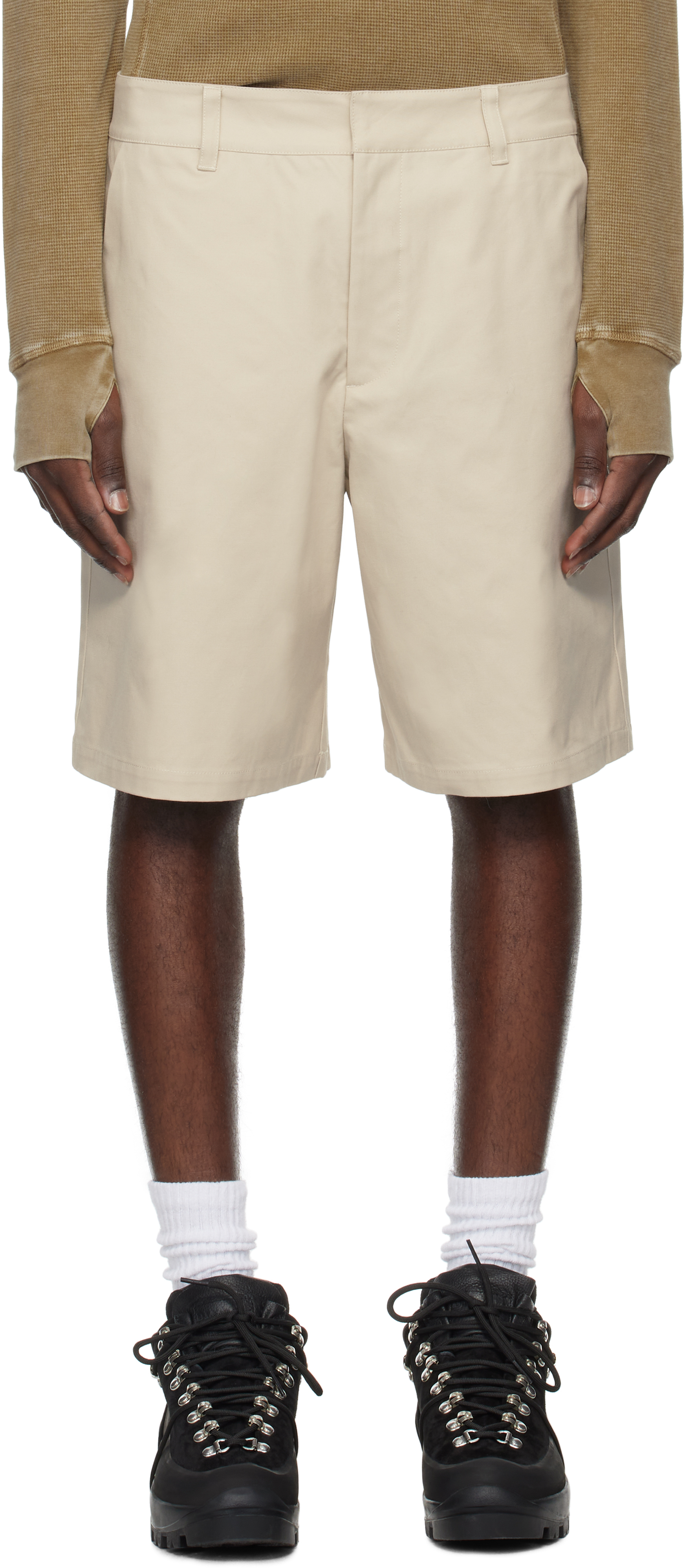 Beige Igneous Shorts