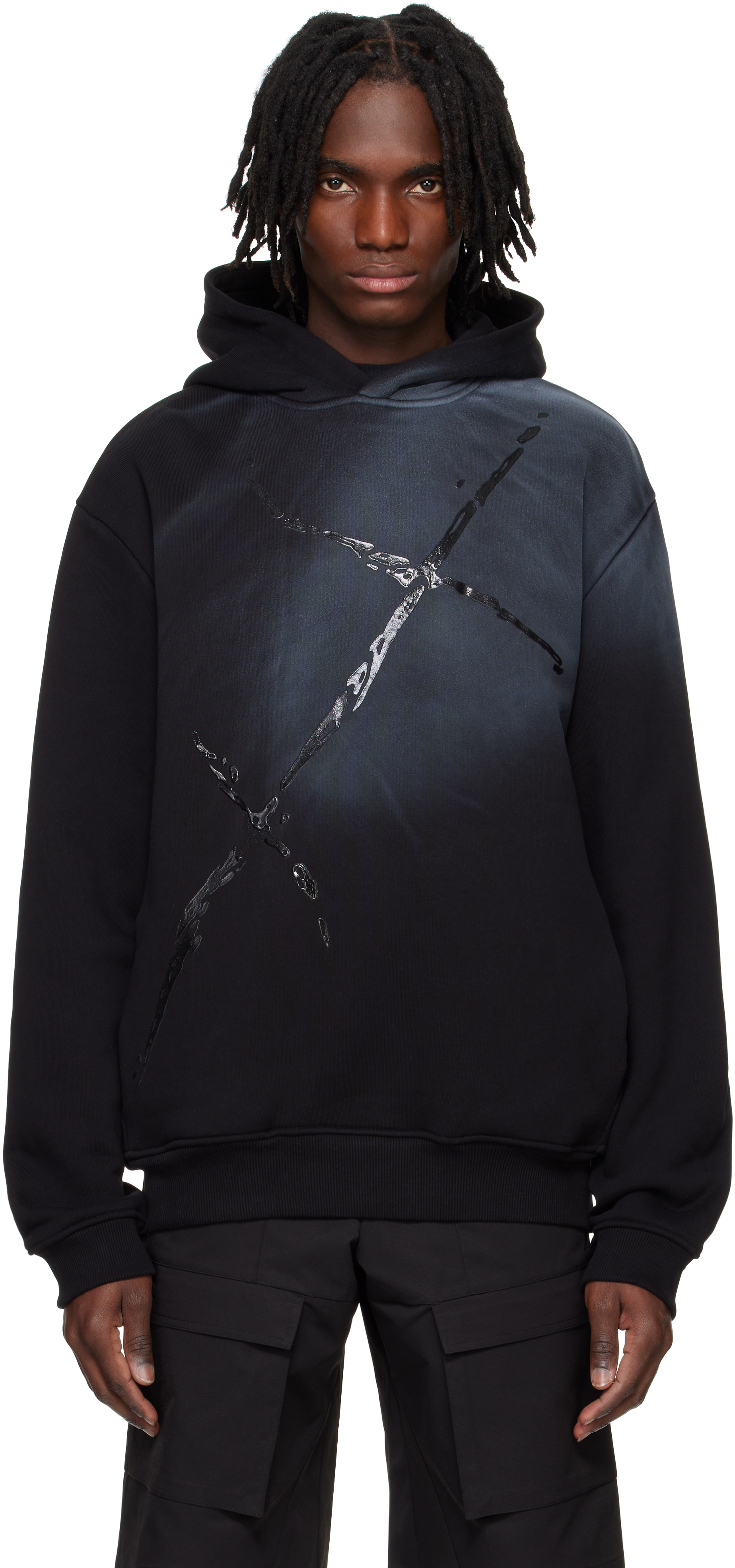 Black Fluxus Hoodie