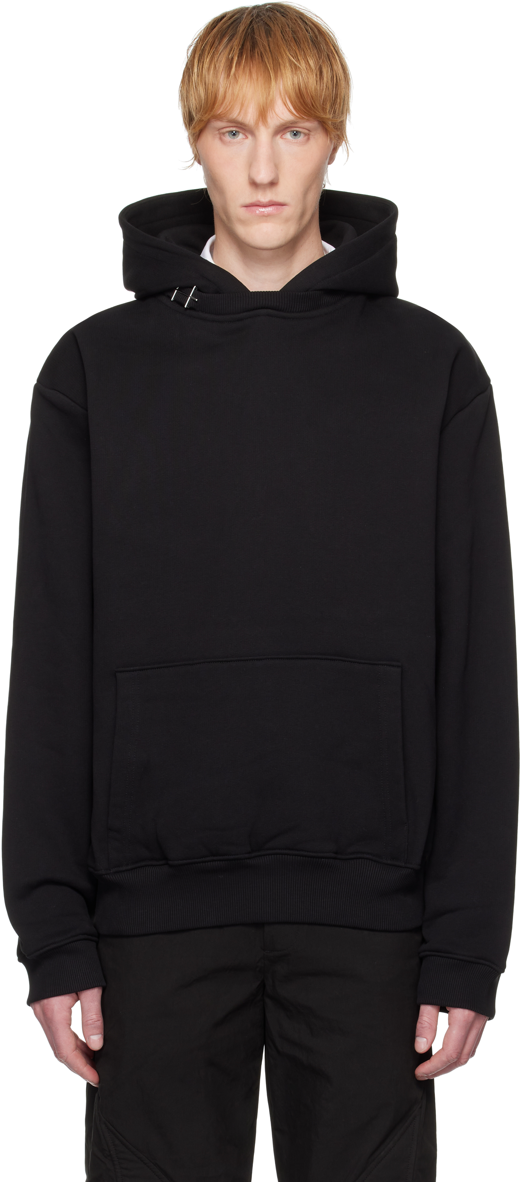 Heliot Emil Black Pietra Hoodie In Black