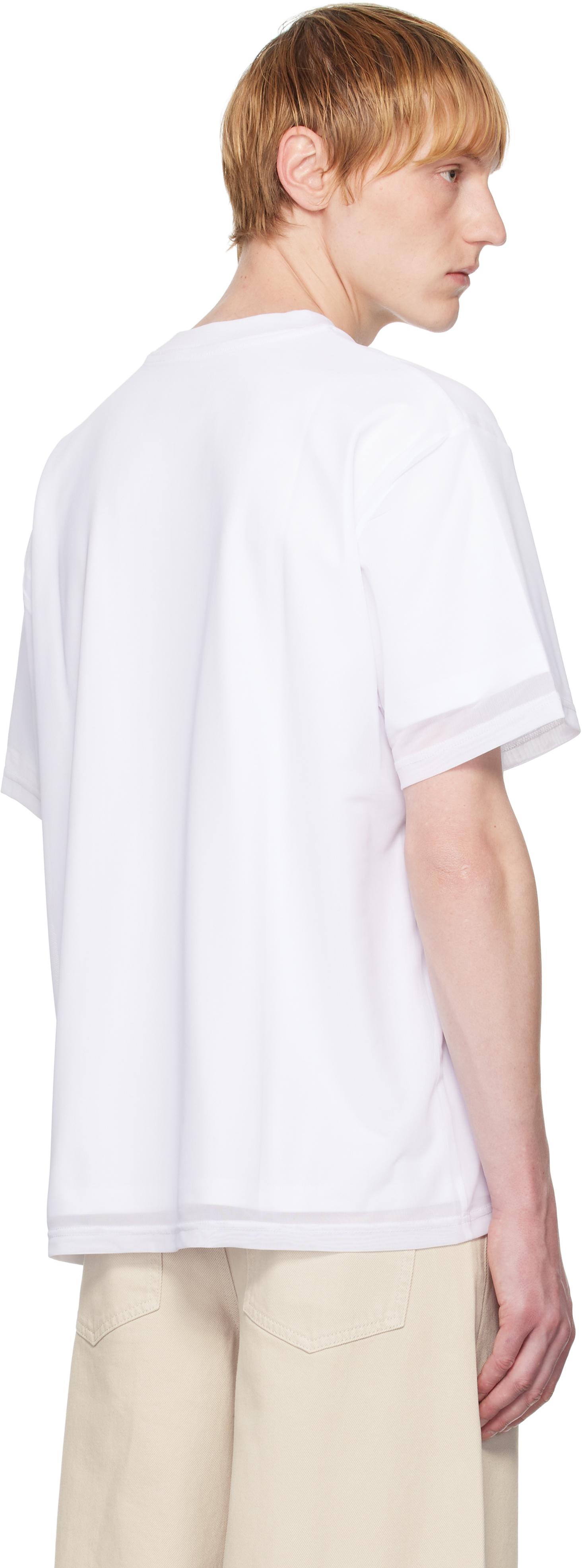 Heliot Emil White Pellucid T-shirt In Wht02