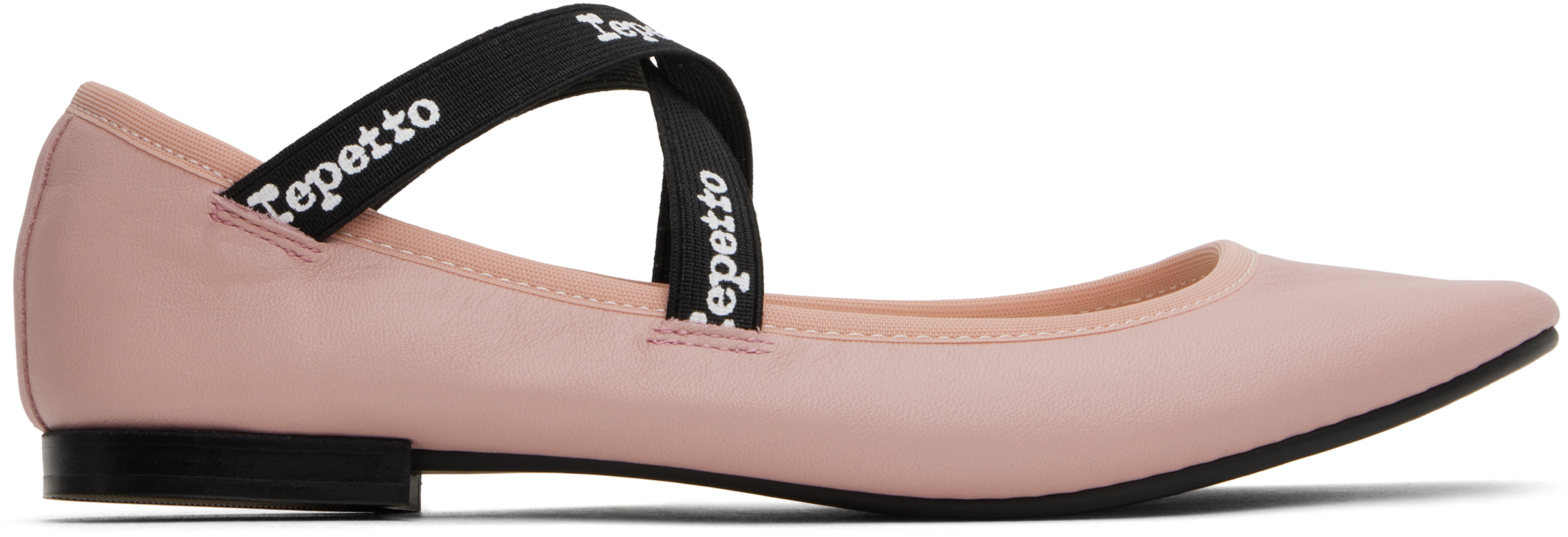 Pink Joana Mary Jane Ballerina Flats