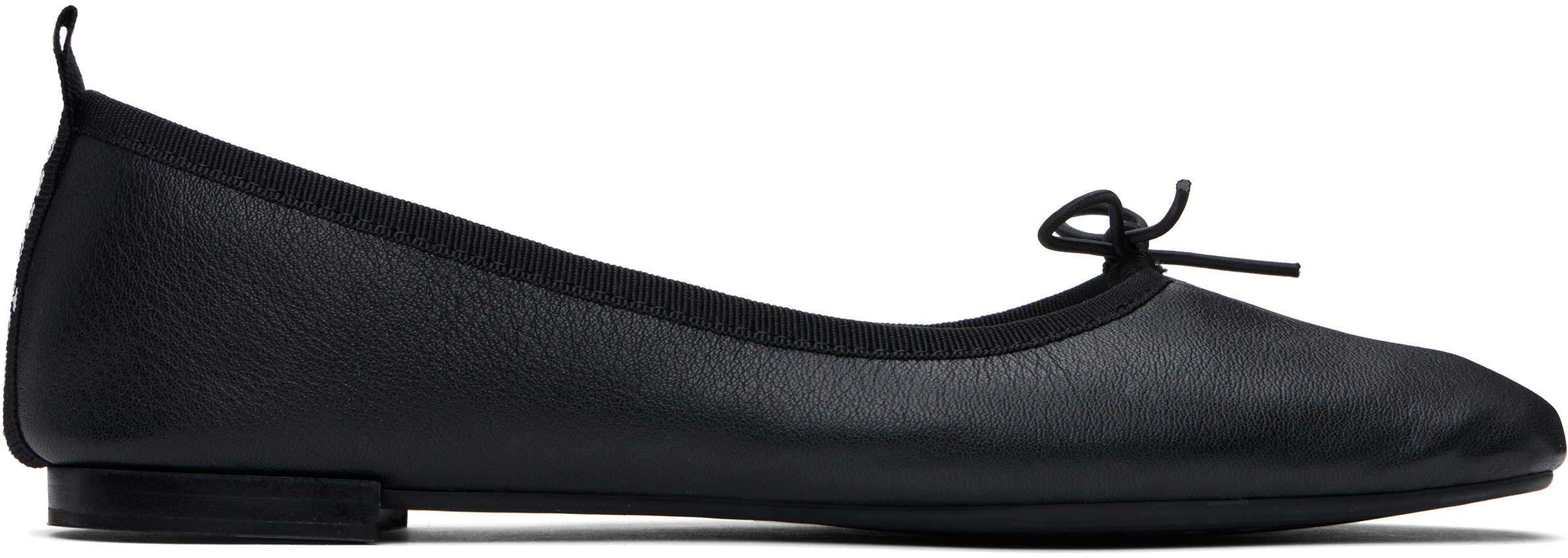 Pink Garance Square-Toe Ballerina Flats