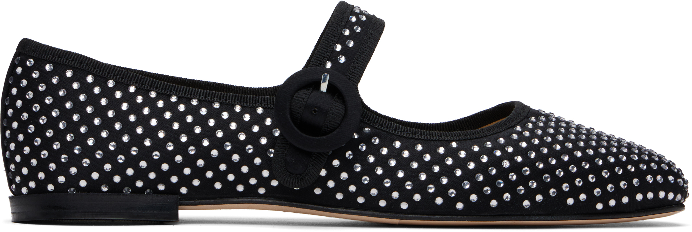 Red Georgia Mary Jane Ballerina Flats