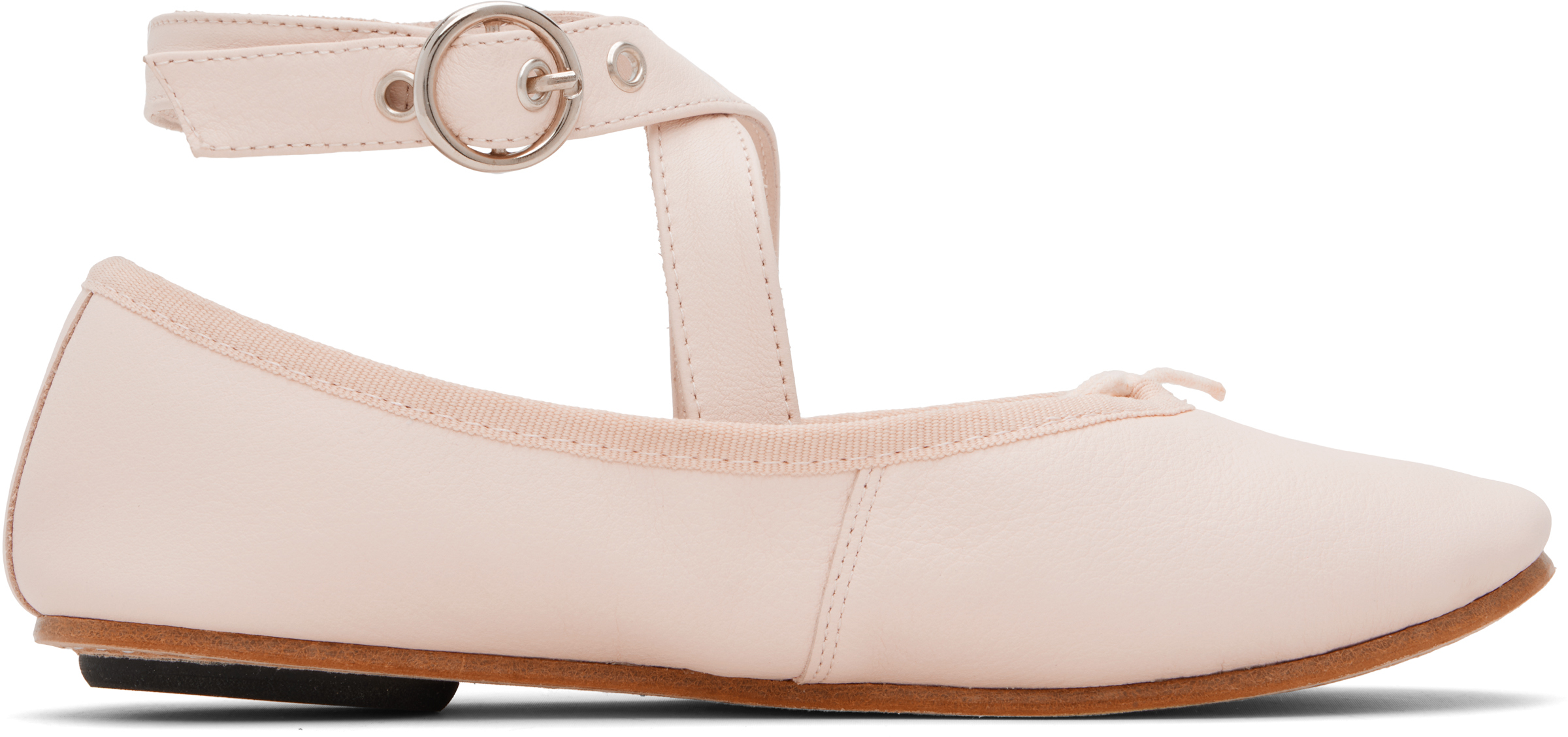 【関税込み】Repetto ピンク Sophia Belt バレエシューズ Repetto: ピンク Sophia Belt バレエシューズ | SSENSE 日本