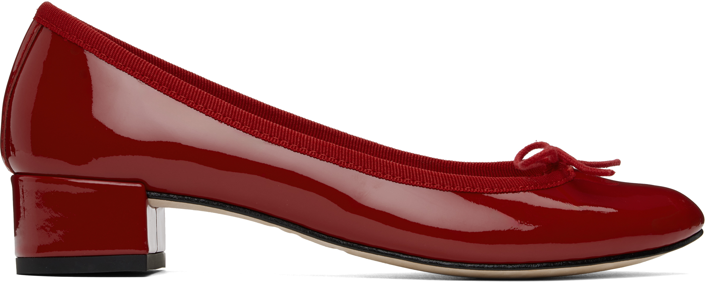 【関税込み】Repetto レッド Camille ヒール Repetto: レッド Camille ヒール | SSENSE 日本