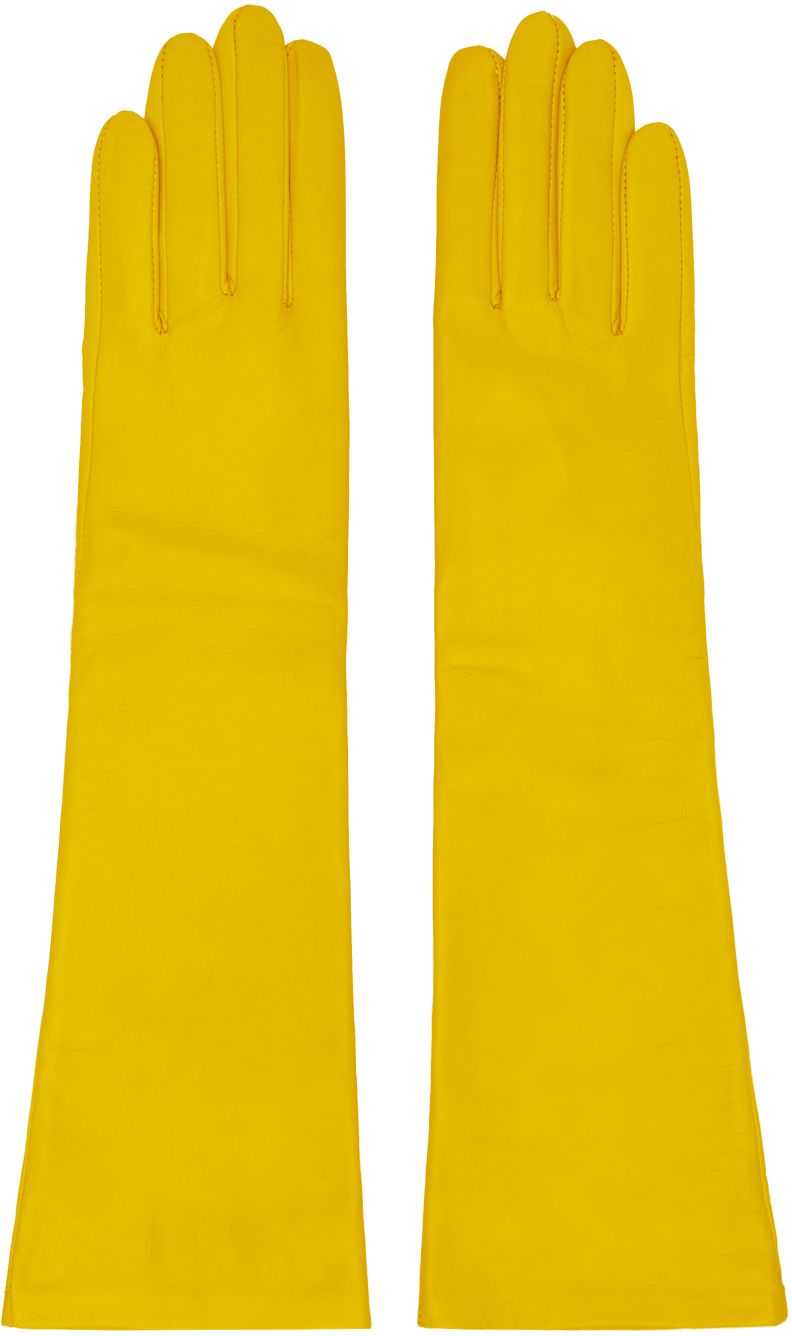 Yellow Essentials Long Gloves