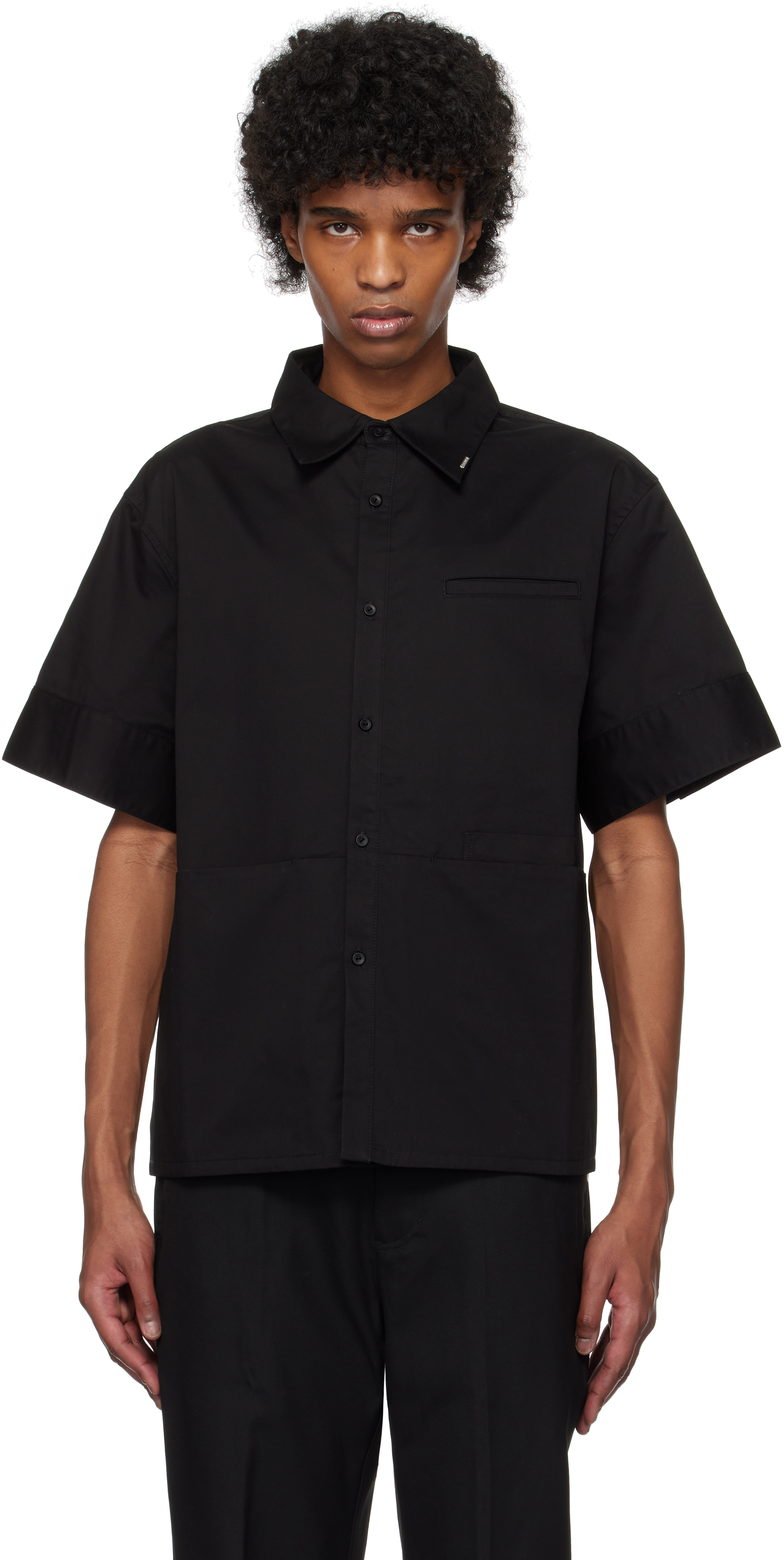 Black Staff Uniform Uniformity Shirt