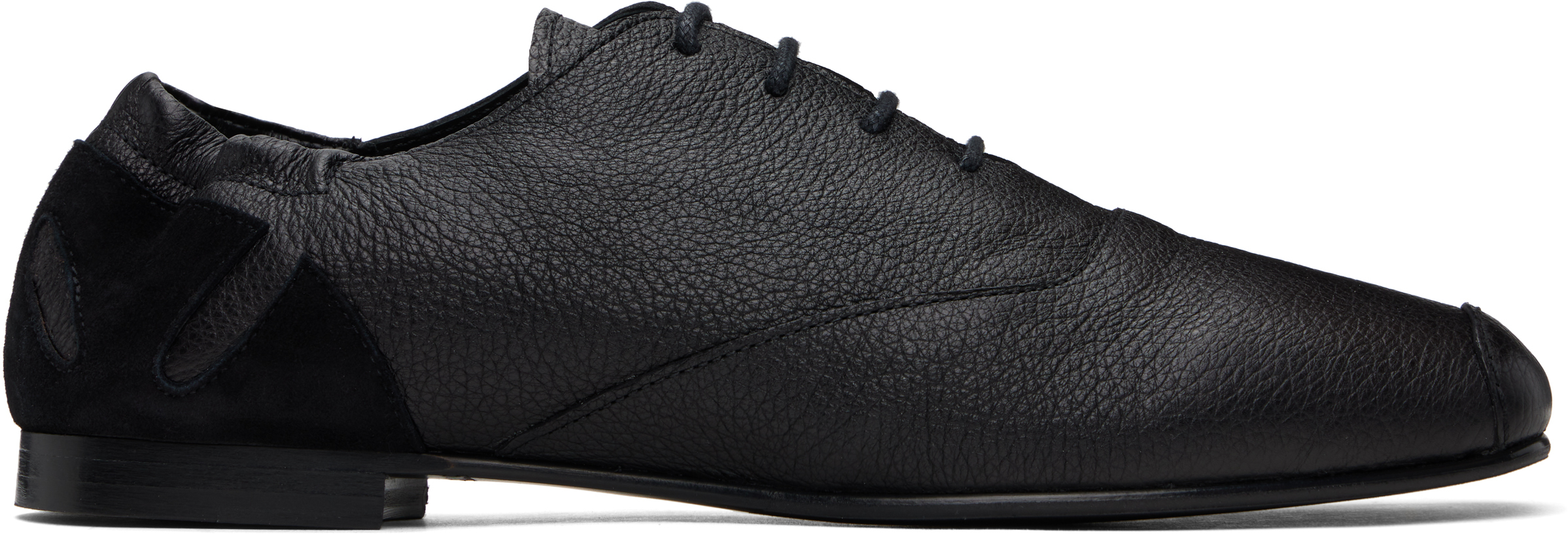 Black Slashed Dancer Oxfords