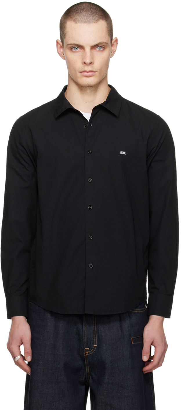 Black SK Embroidery Shirt