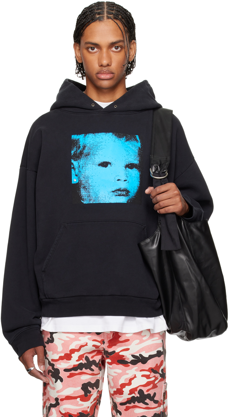 【Still Kelly】ブラック Kelly Vintage Washed フーディ Black Kelly Vintage Washed Hoodie by Still Kelly on Sale