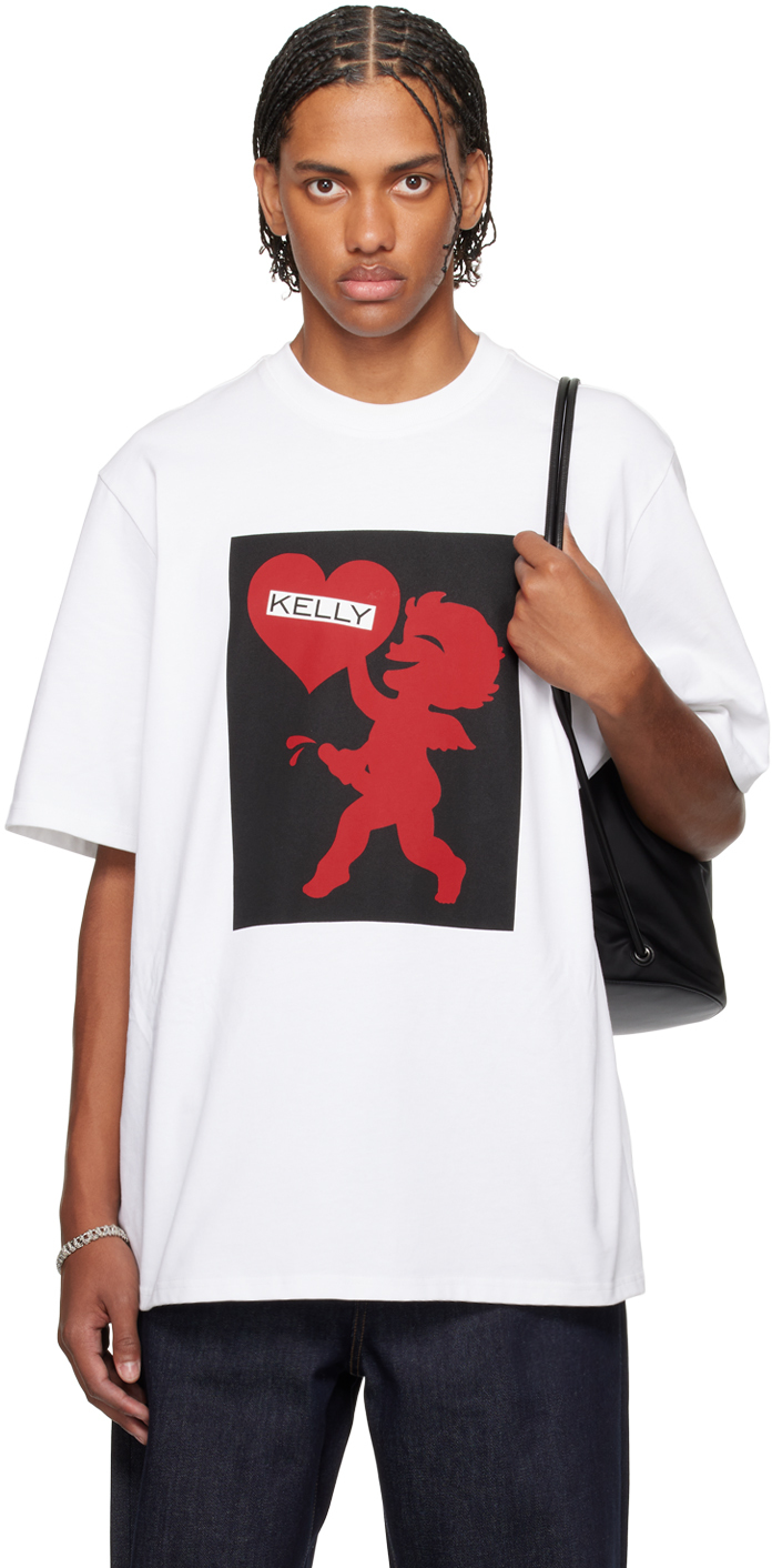 【関税込み】Still Kelly Tシャツ White I <3 Kelly T-Shirt by Still Kelly on Sale