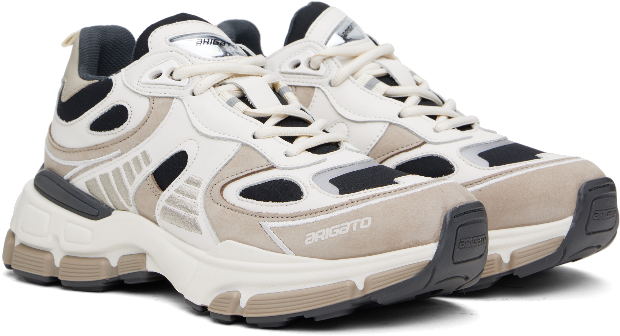 Axel Arigato Women Sphere Runner Low-top Suede And Leather Sneakers In White
