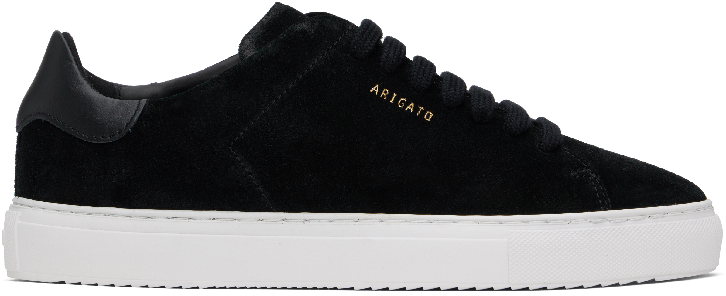 Black Clean 90 Suede Sneakers